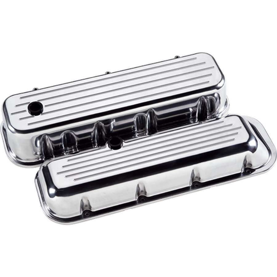 Billet Specialties BBC Tall Valve Covers Ball Milled BSP96120