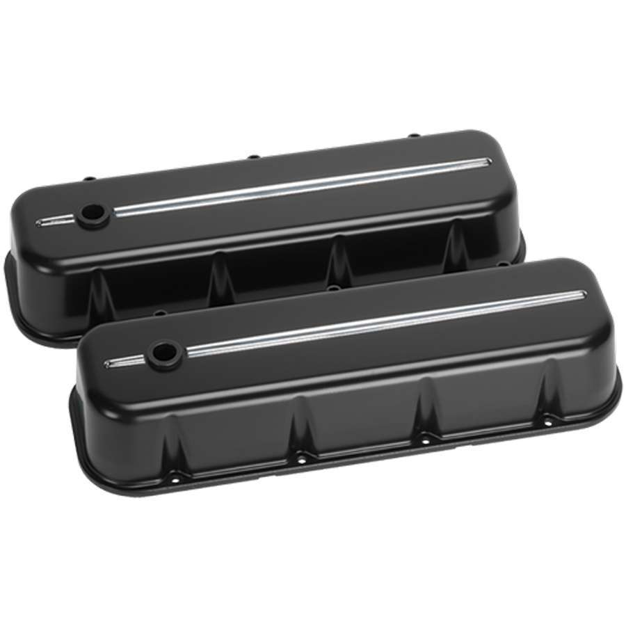 Billet Specialties BBC Tall Valve Covers Black BSP96124