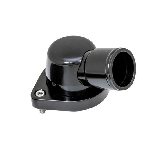 Billet Specialties LS Thermostat Housing 15-Degree Black BSPBLK90334