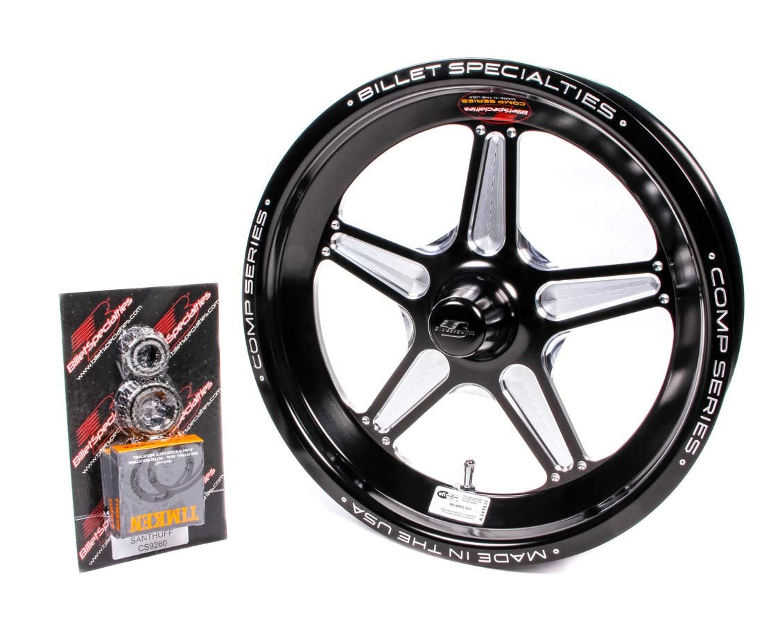 Billet Specialties 15x3.5 Comp Wheel 1.75bs 5x4.5 bc Black BSPCSFB35356517