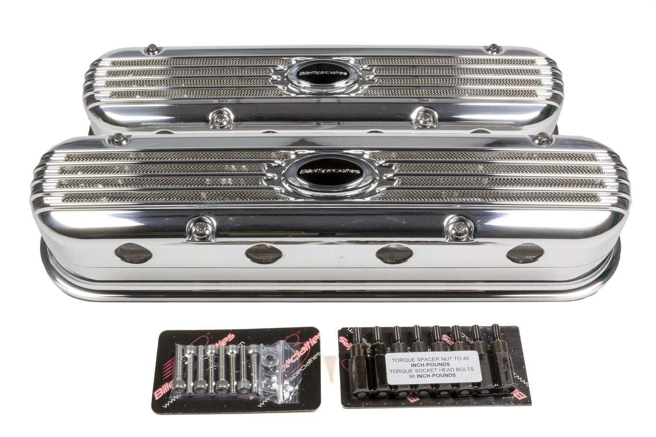 Billet Specialties Valve Cover LS3 Modular Ribbed Profile Polished BSPP95470