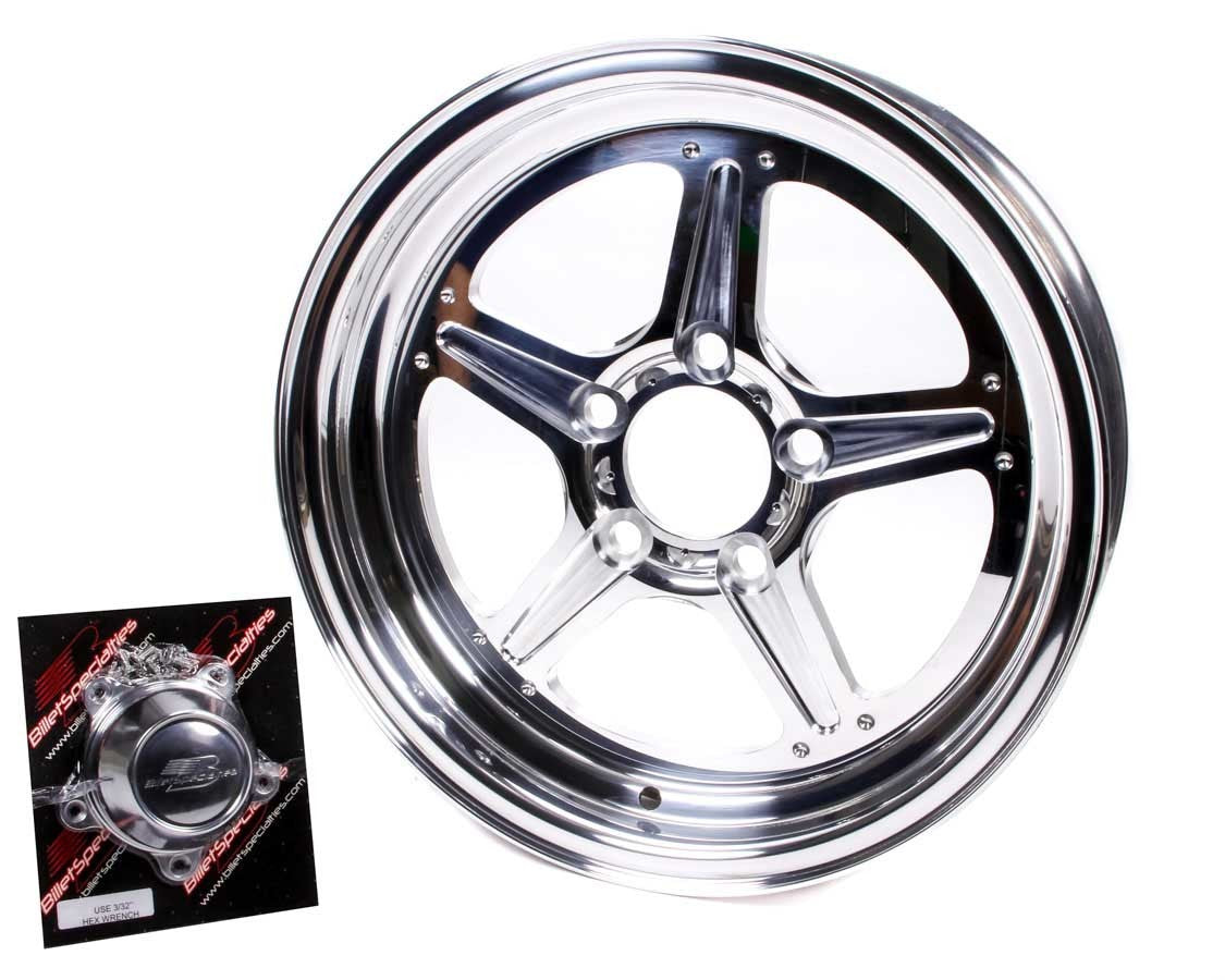 Billet Specialties Street Lite Wheel 15x3.5 1.75BS 5x4.5 BC BSPRS035356517N