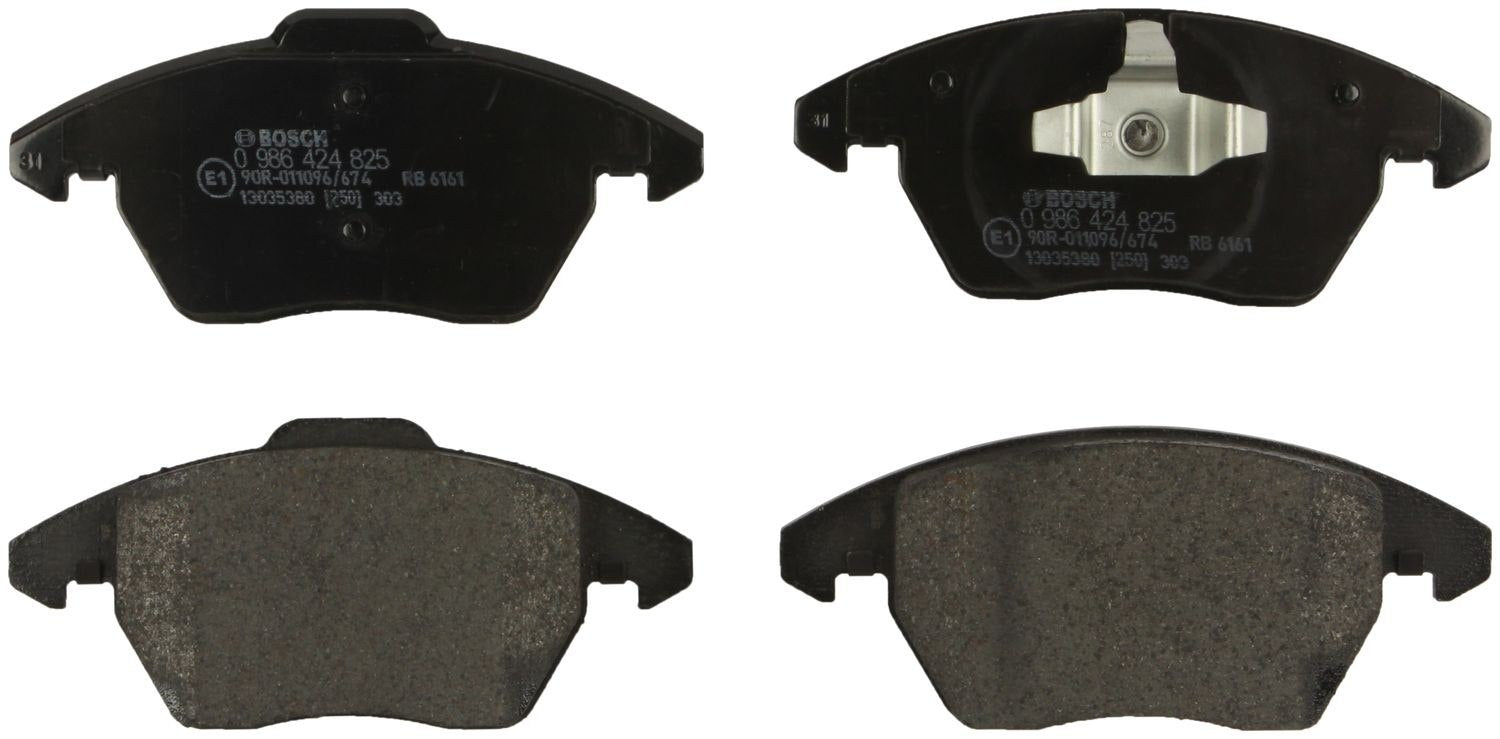 Bosch Disc Brake Pad Set  top view frsport 0986424825