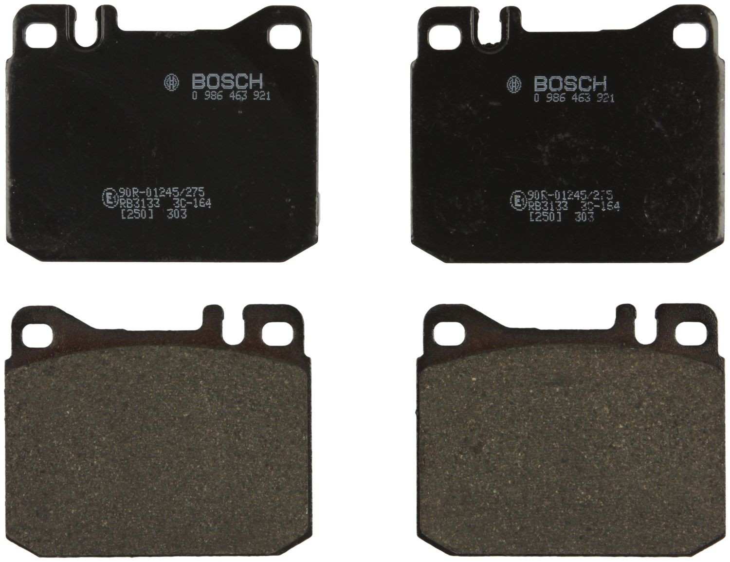 Bosch Disc Brake Pad Set  top view frsport 0986463921