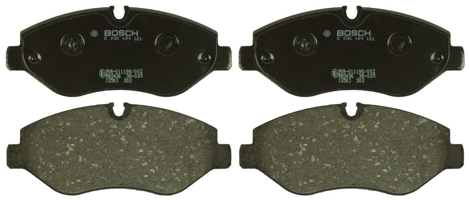 Bosch Disc Brake Pad Set  top view frsport 0986494121