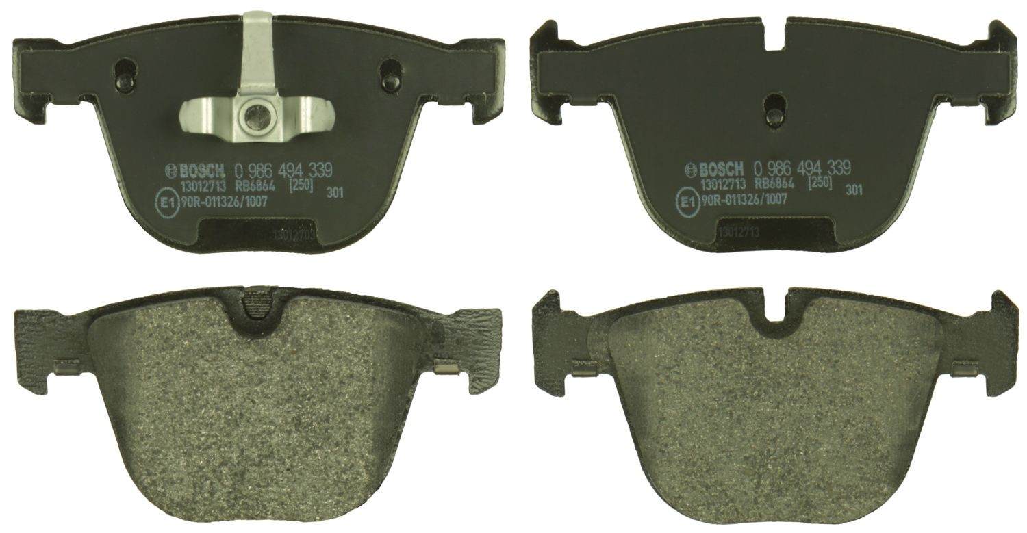 Bosch Disc Brake Pad Set  top view frsport 0986494339