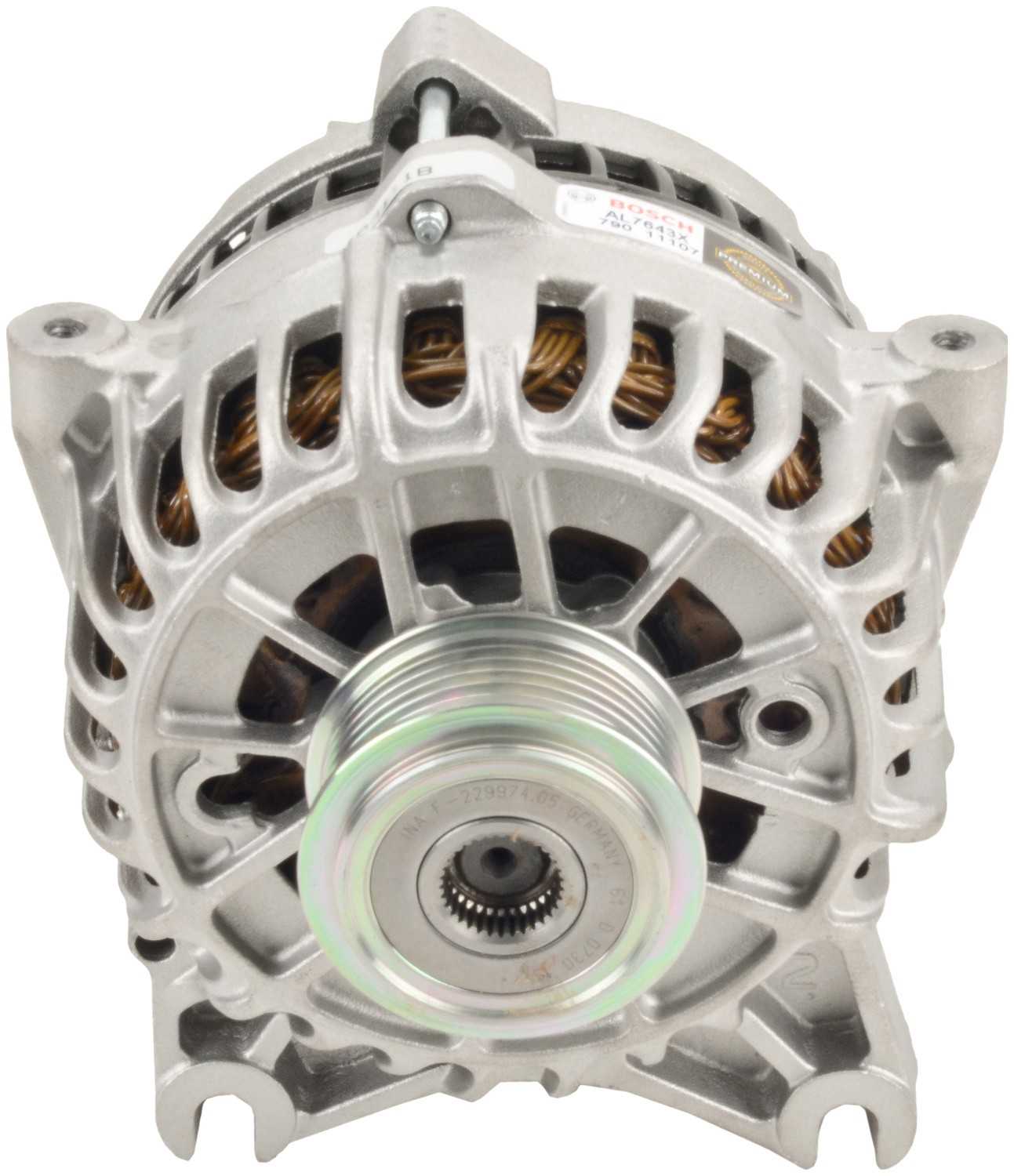 Bosch Alternator  top view frsport AL7643X