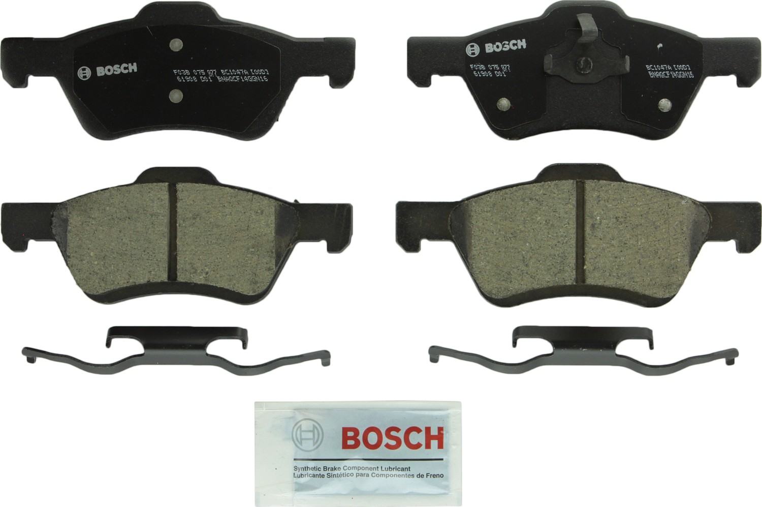 Bosch Disc Brake Pad Set  top view frsport BC1047A