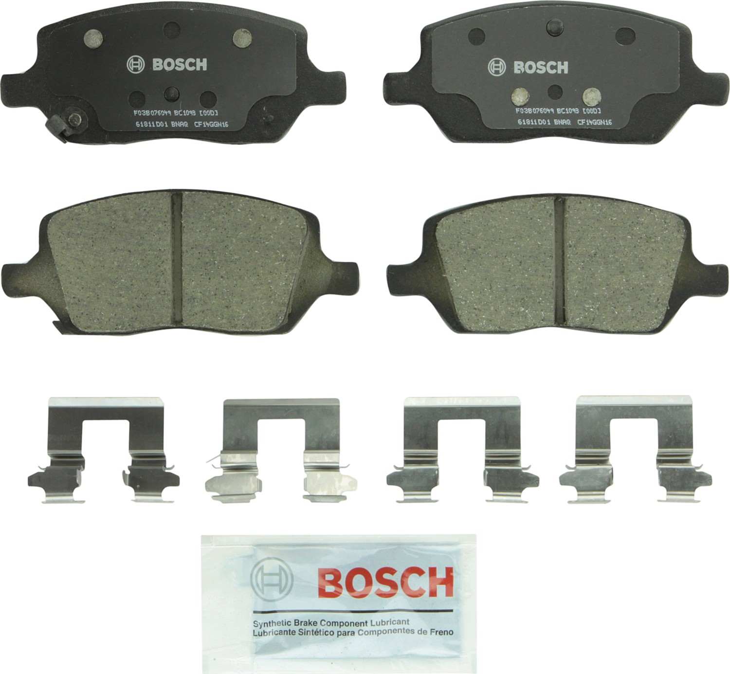 Bosch Disc Brake Pad Set  top view frsport BC1093