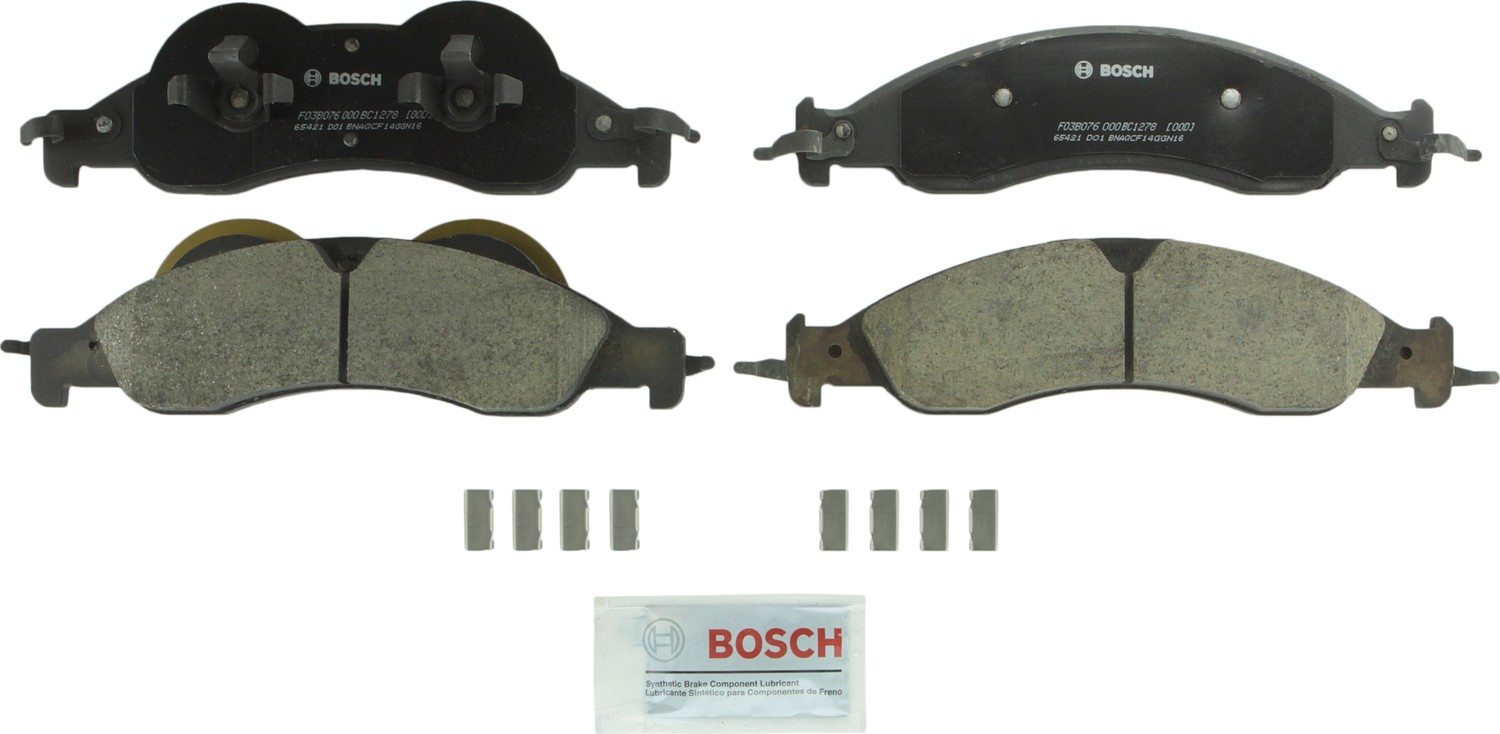 Bosch Disc Brake Pad Set  top view frsport BC1278