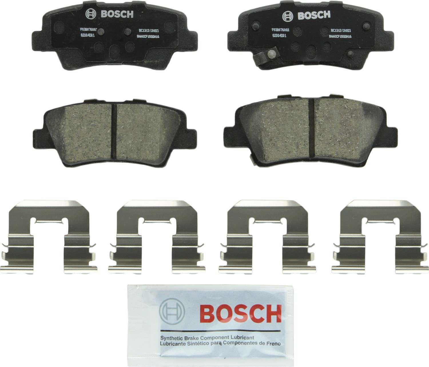 Bosch Disc Brake Pad Set  top view frsport BC1313