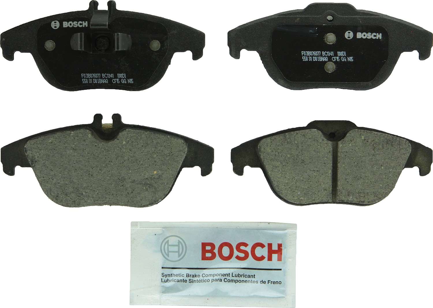 Bosch Disc Brake Pad Set  top view frsport BC1341