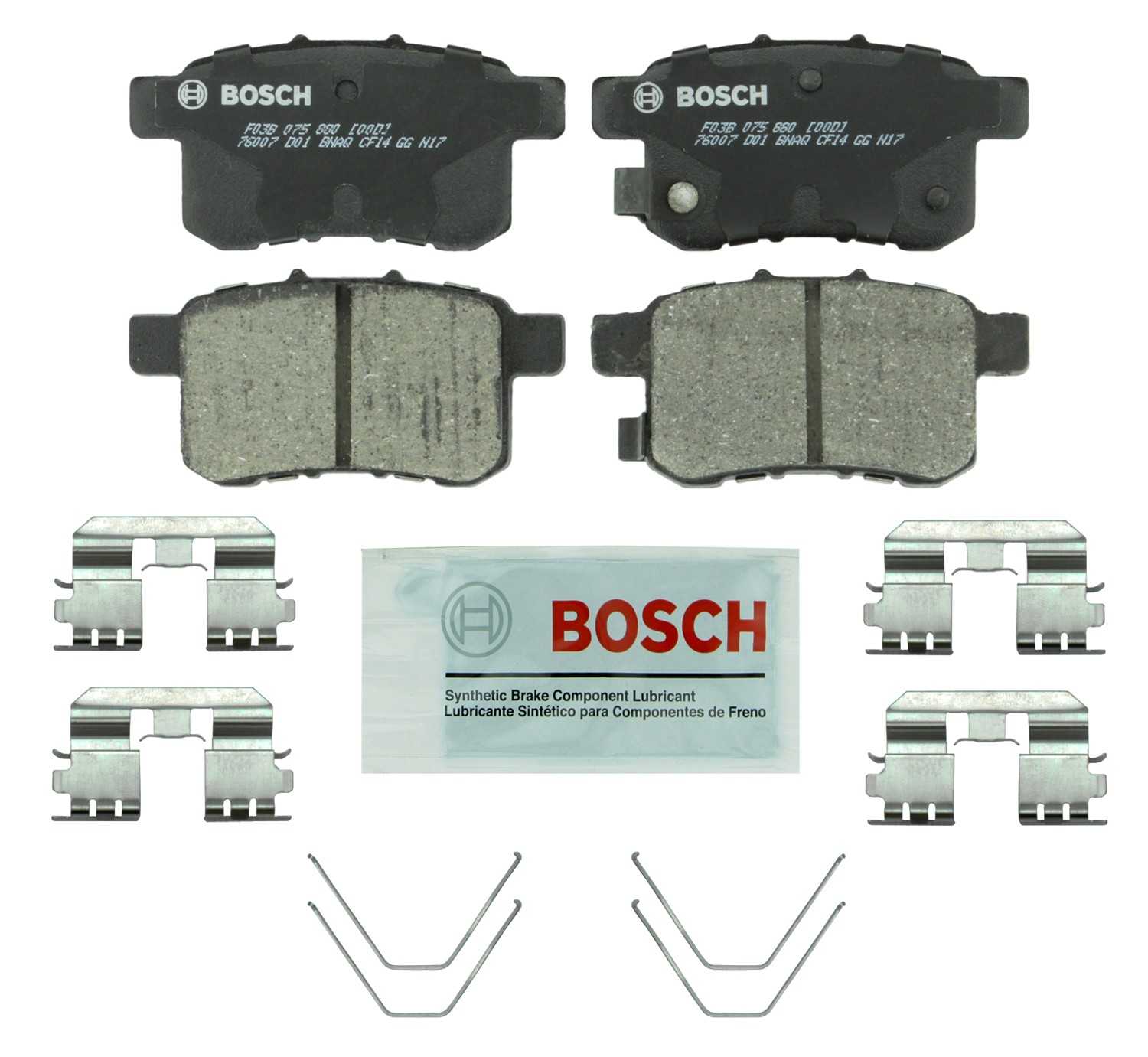 Bosch Disc Brake Pad Set  top view frsport BC1451