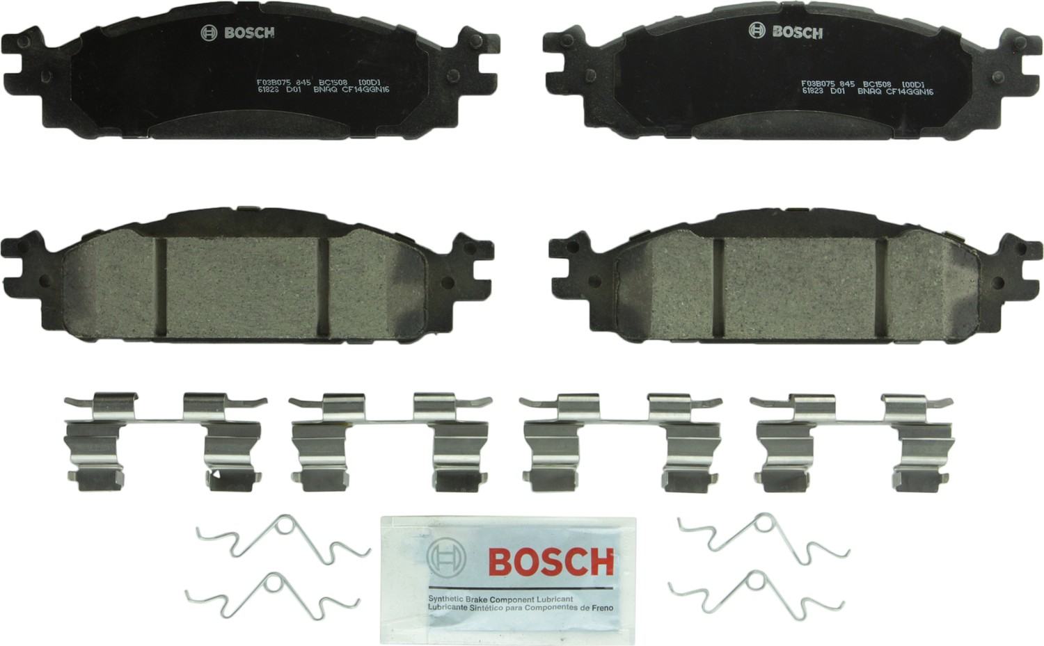 Bosch Disc Brake Pad Set  top view frsport BC1508