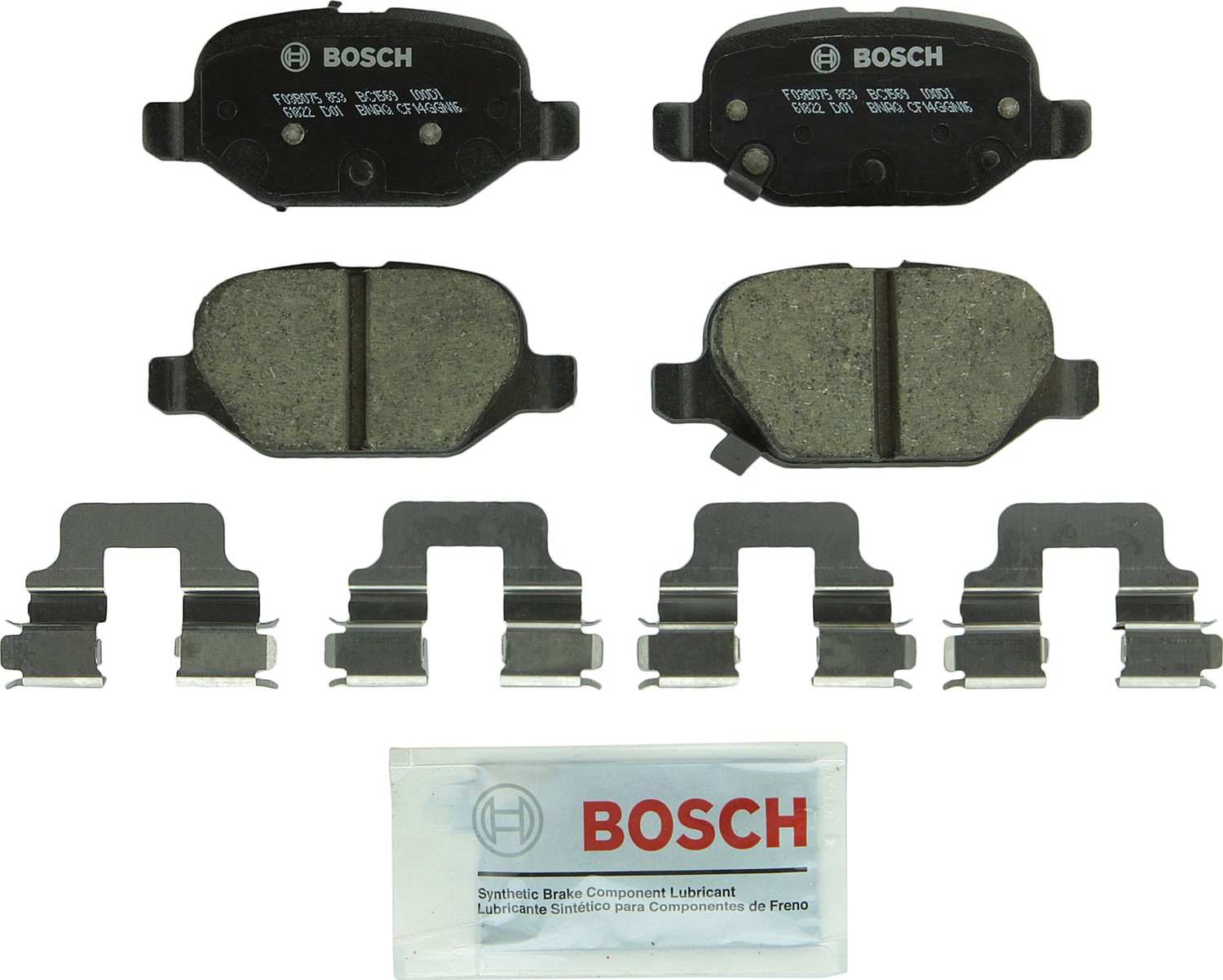 Bosch Disc Brake Pad Set  top view frsport BC1569