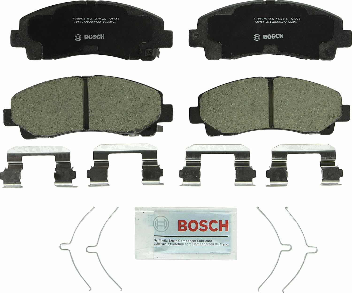 Bosch Disc Brake Pad Set  top view frsport BC1584