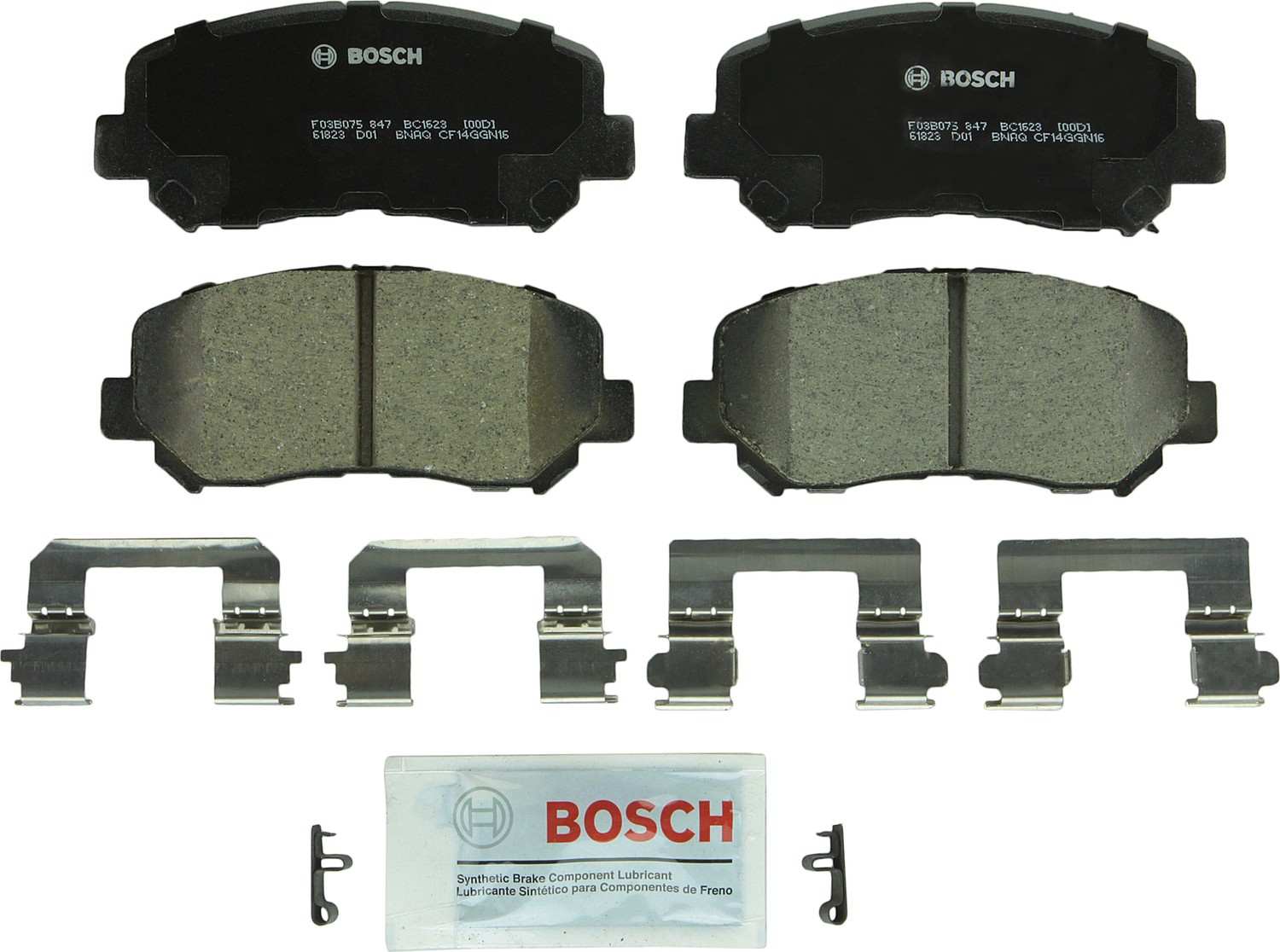 Bosch Disc Brake Pad Set  top view frsport BC1623