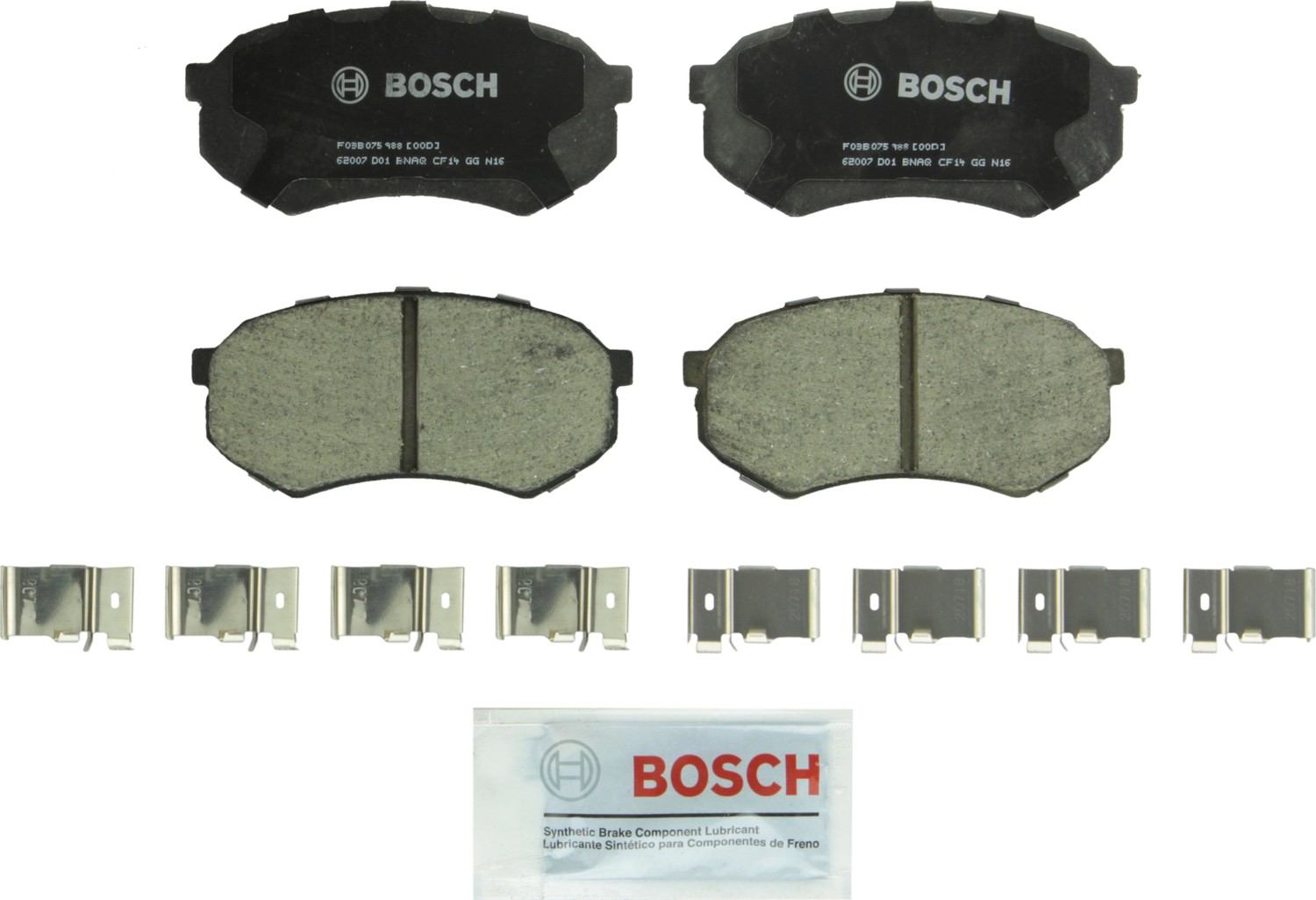 Bosch Disc Brake Pad Set  top view frsport BC433