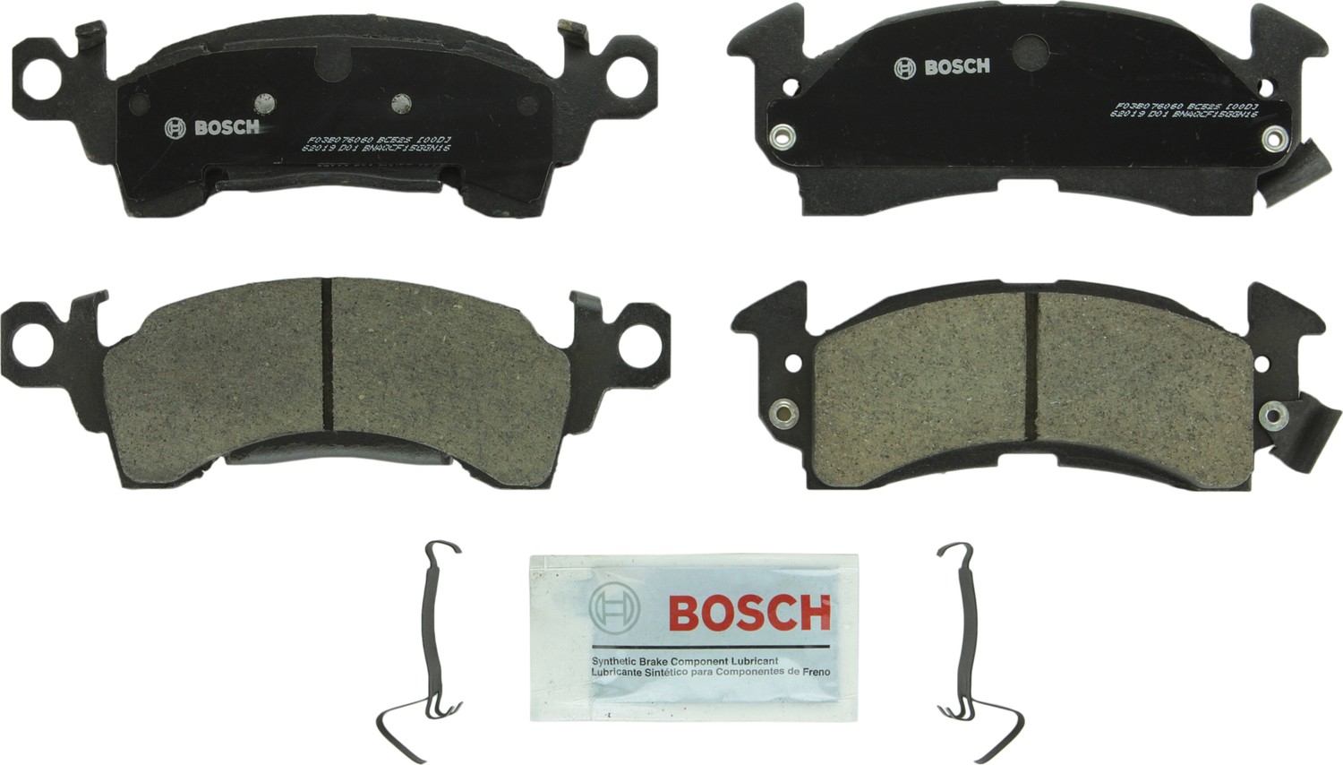 Bosch Disc Brake Pad Set  top view frsport BC52S