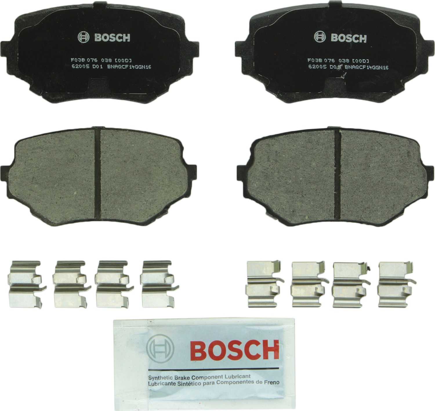 Bosch Disc Brake Pad Set  top view frsport BC680