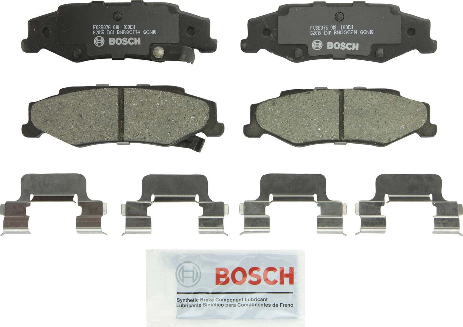 Bosch Disc Brake Pad Set  top view frsport BC732