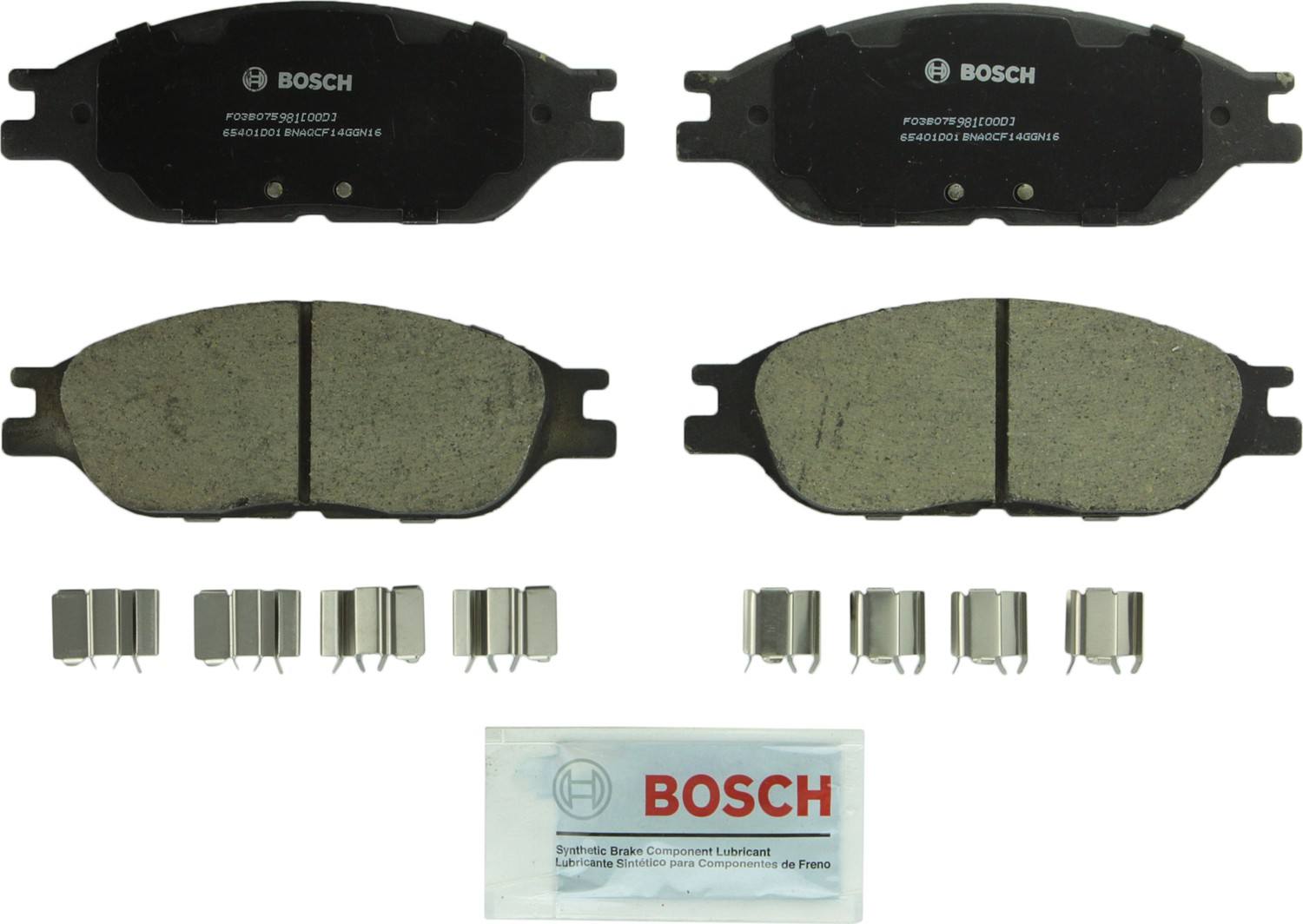 Bosch Disc Brake Pad Set  top view frsport BC803