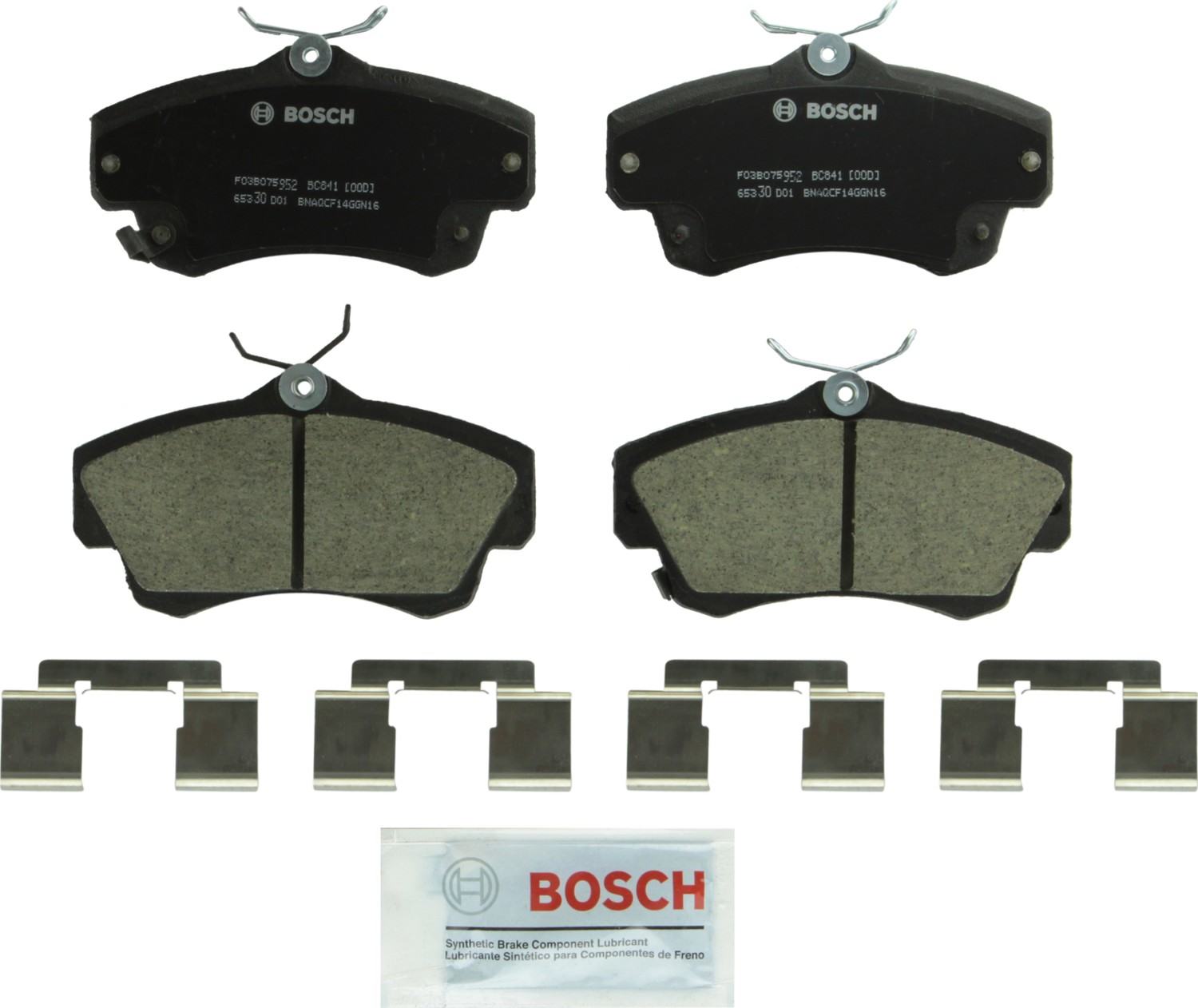 Bosch Disc Brake Pad Set  top view frsport BC841