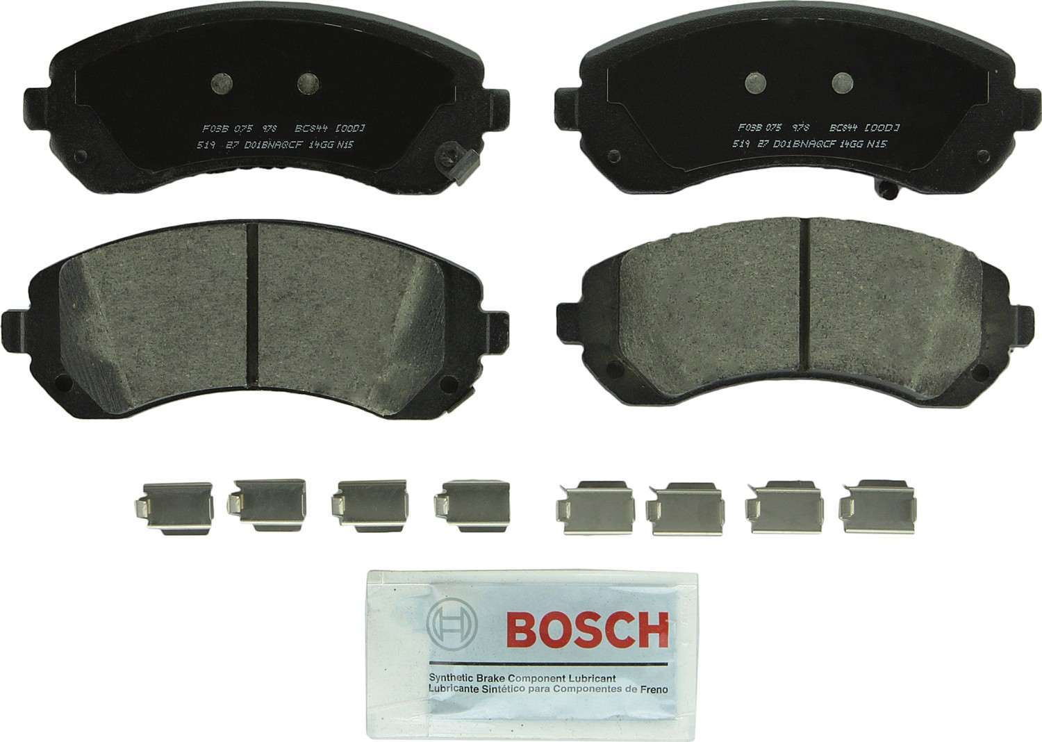 Bosch Disc Brake Pad Set  top view frsport BC844