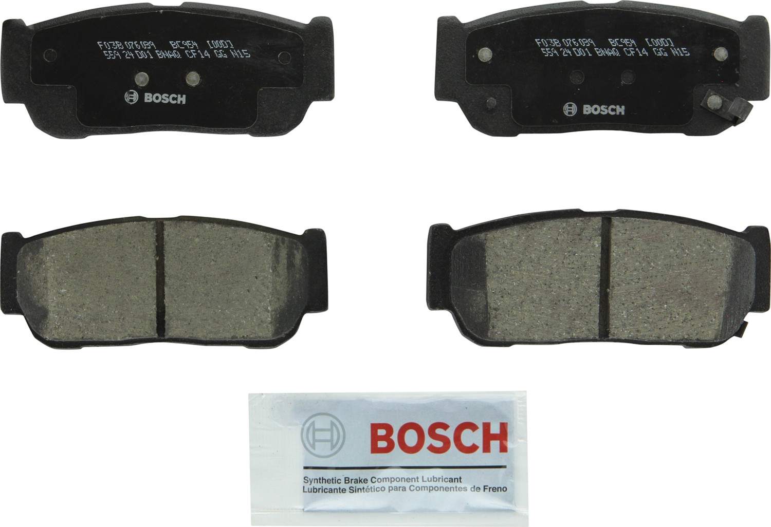 Bosch Disc Brake Pad Set  top view frsport BC954