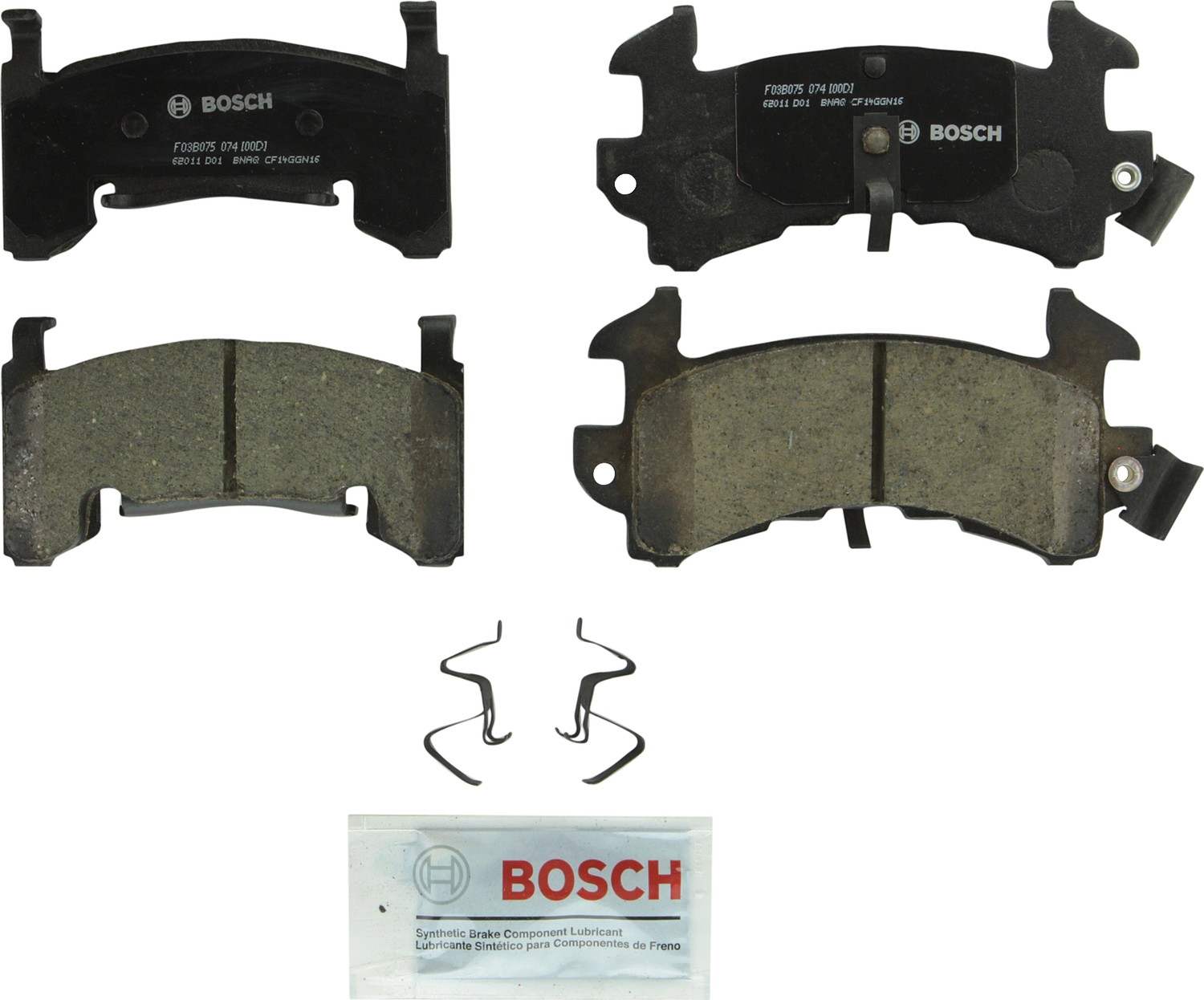 Bosch Disc Brake Pad Set  top view frsport BC988