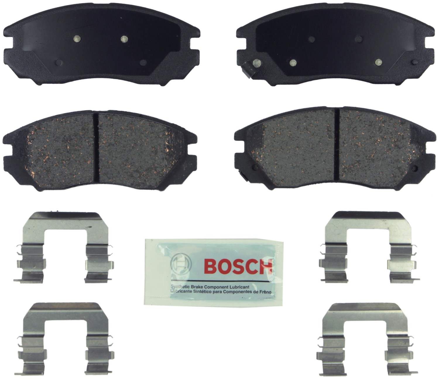 Bosch Disc Brake Pad Set  top view frsport BE1104H