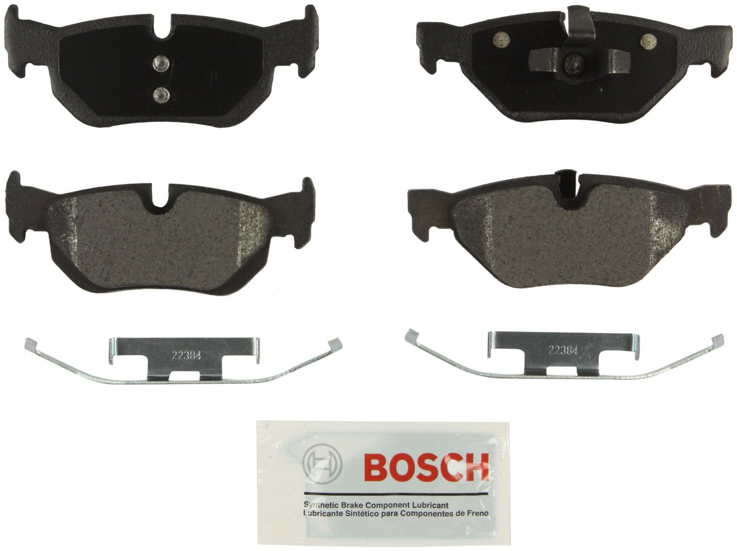 Bosch Disc Brake Pad Set  top view frsport BE1171H