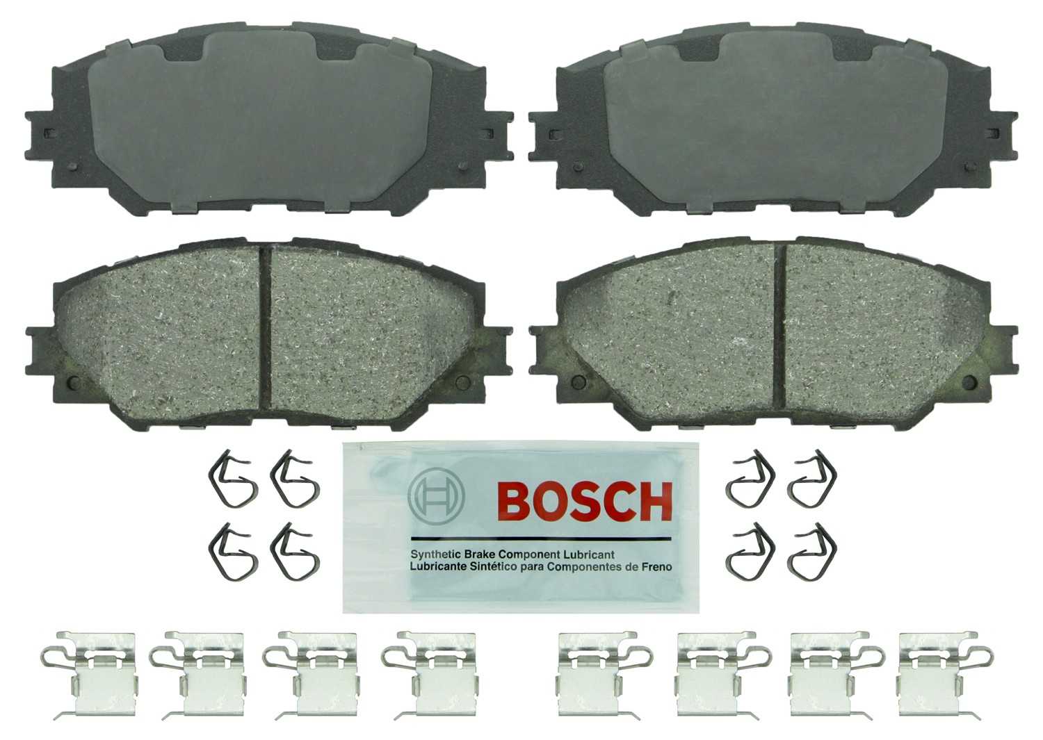 Bosch Disc Brake Pad Set  top view frsport BE1210H