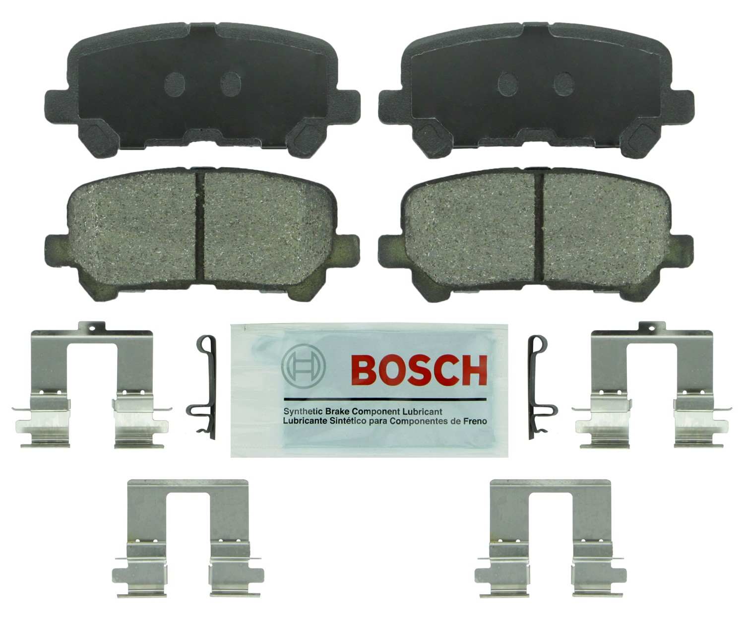 Bosch Disc Brake Pad Set  top view frsport BE1281H