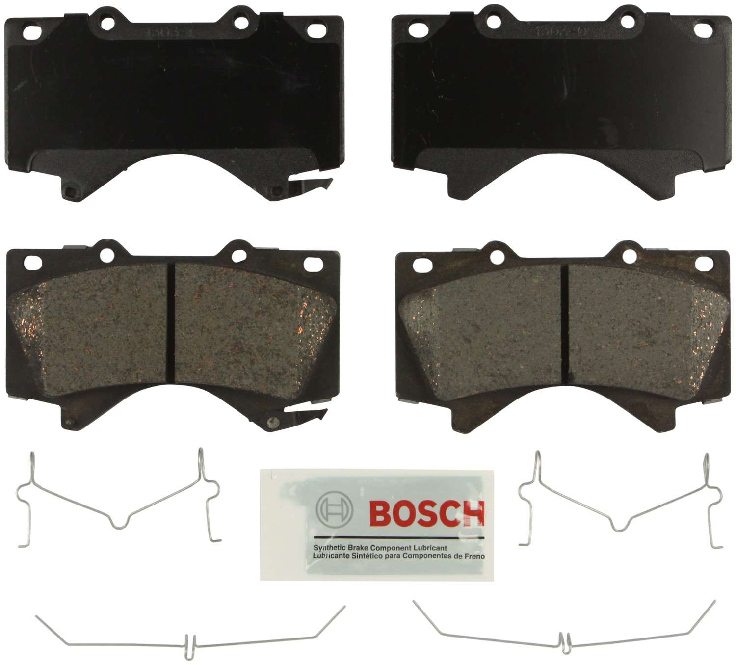 Bosch Disc Brake Pad Set  top view frsport BE1303H