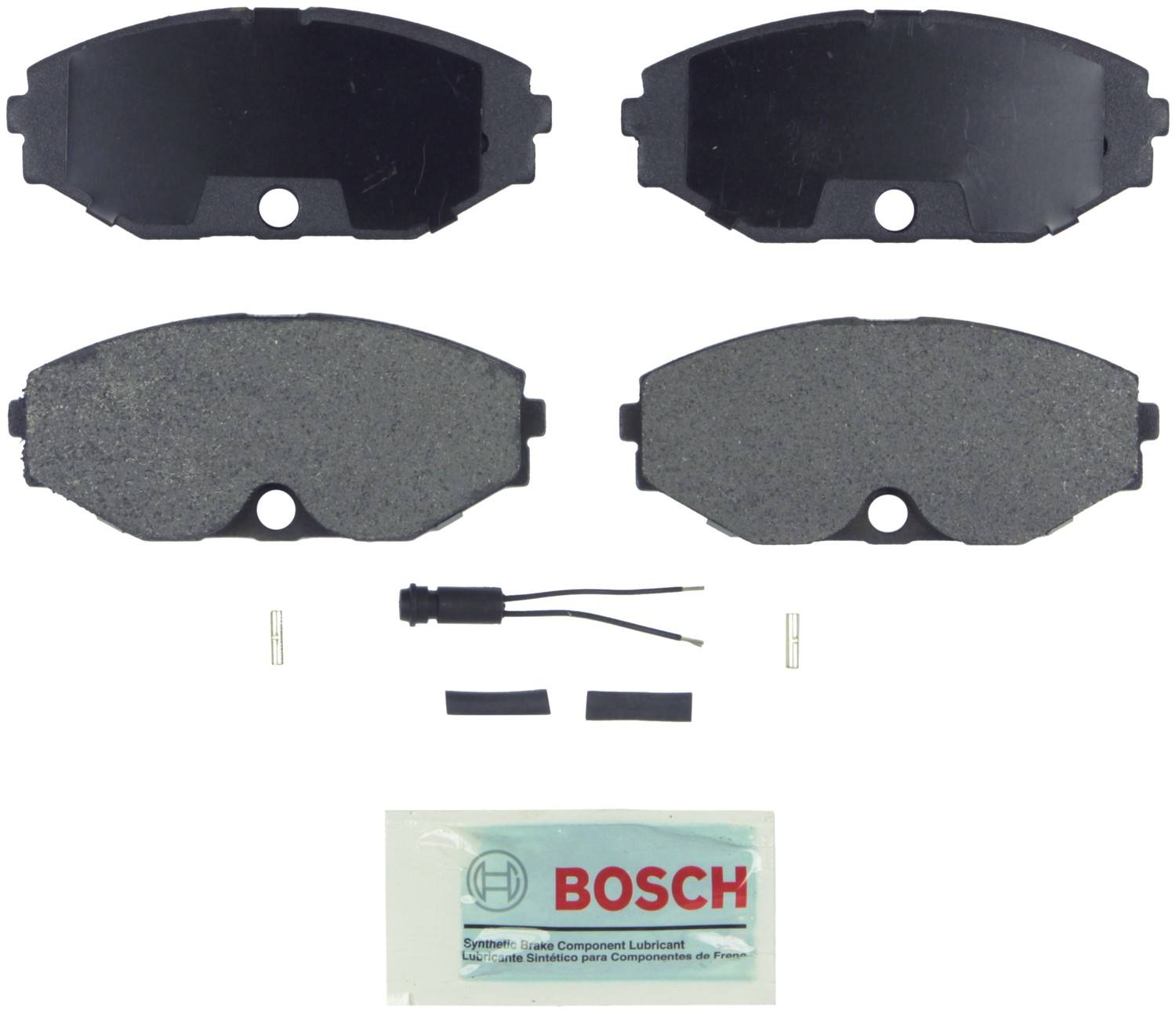 Bosch Disc Brake Pad Set  top view frsport BE486