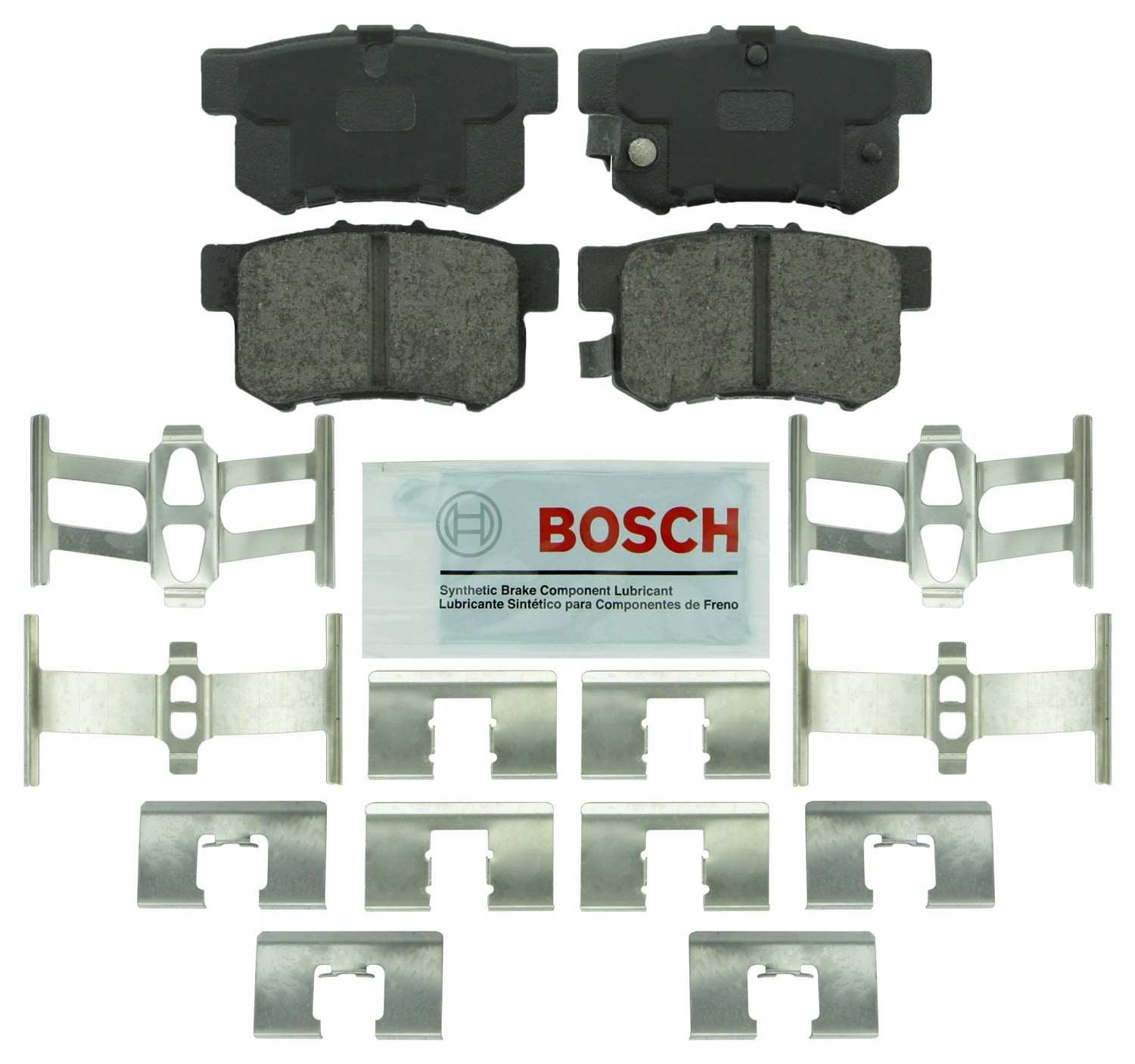 Bosch Disc Brake Pad Set  top view frsport BE537H