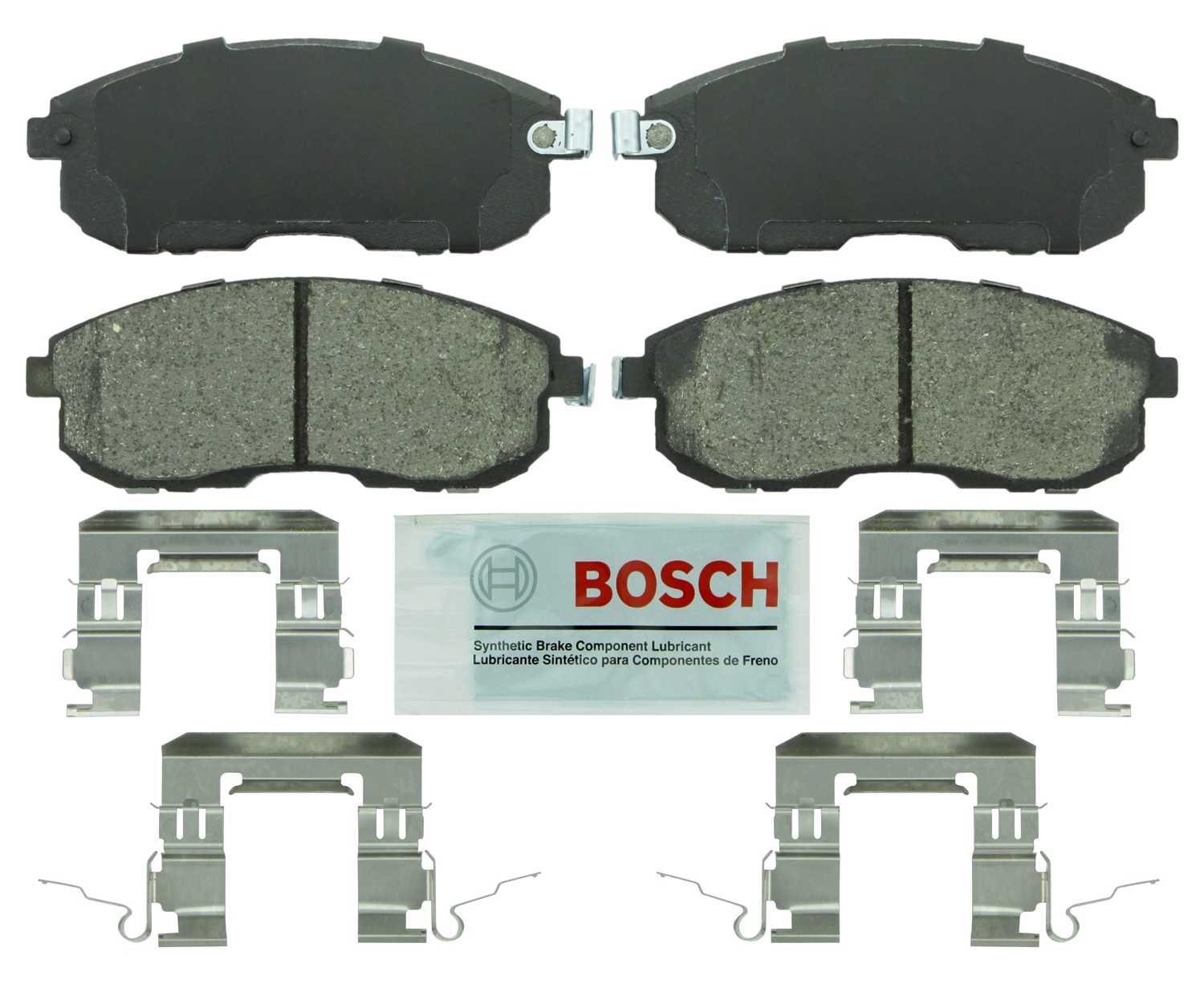 Bosch Disc Brake Pad Set  top view frsport BE815H