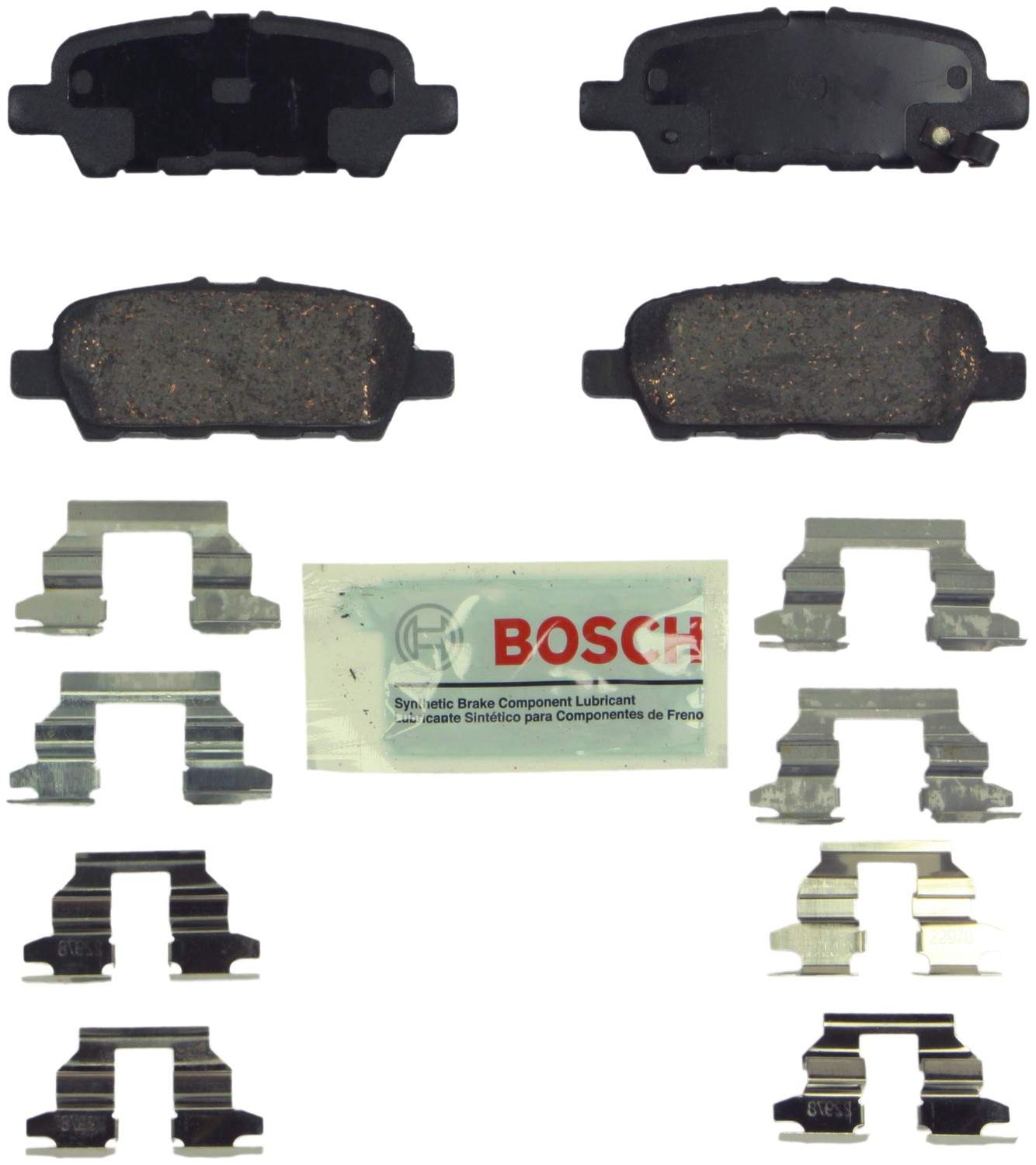 Bosch Disc Brake Pad Set  top view frsport BE905H