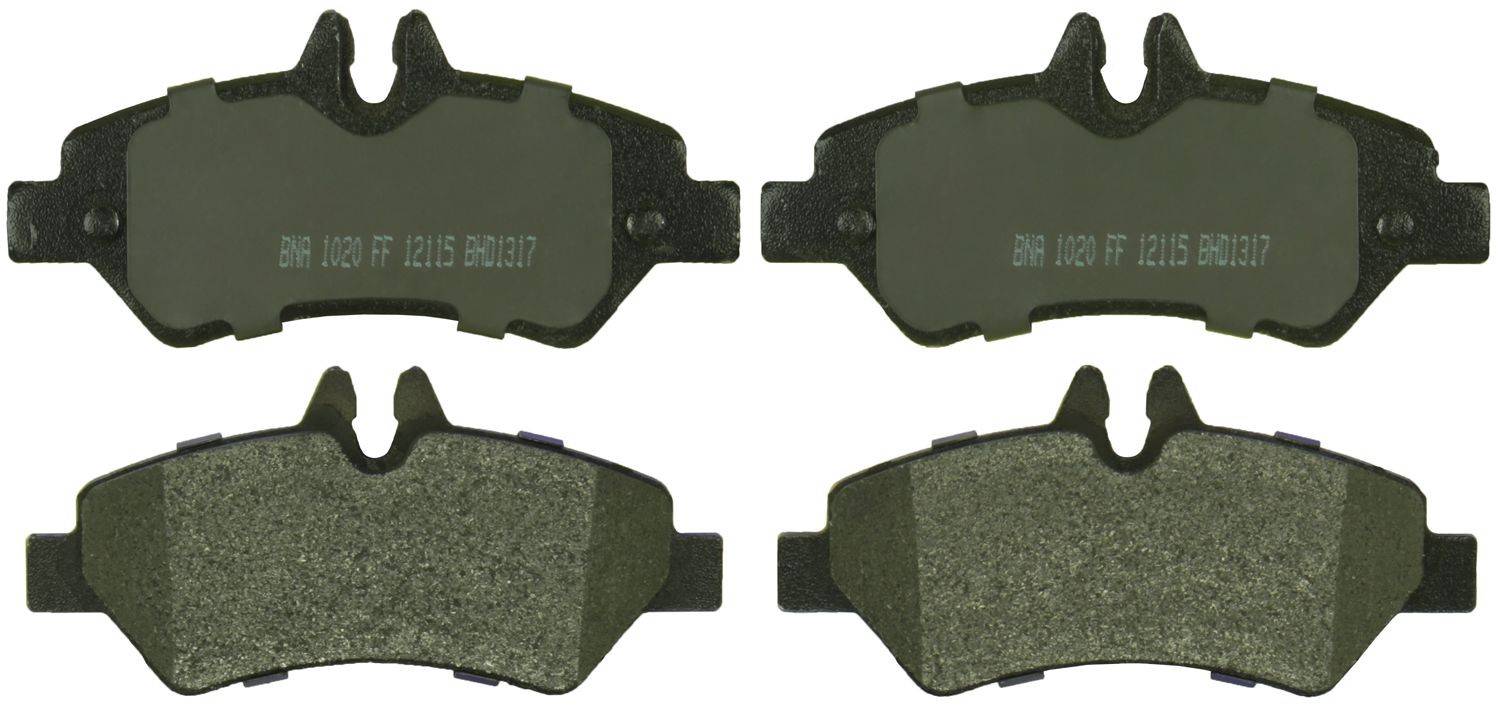 Bosch Disc Brake Pad Set  top view frsport BHD1317