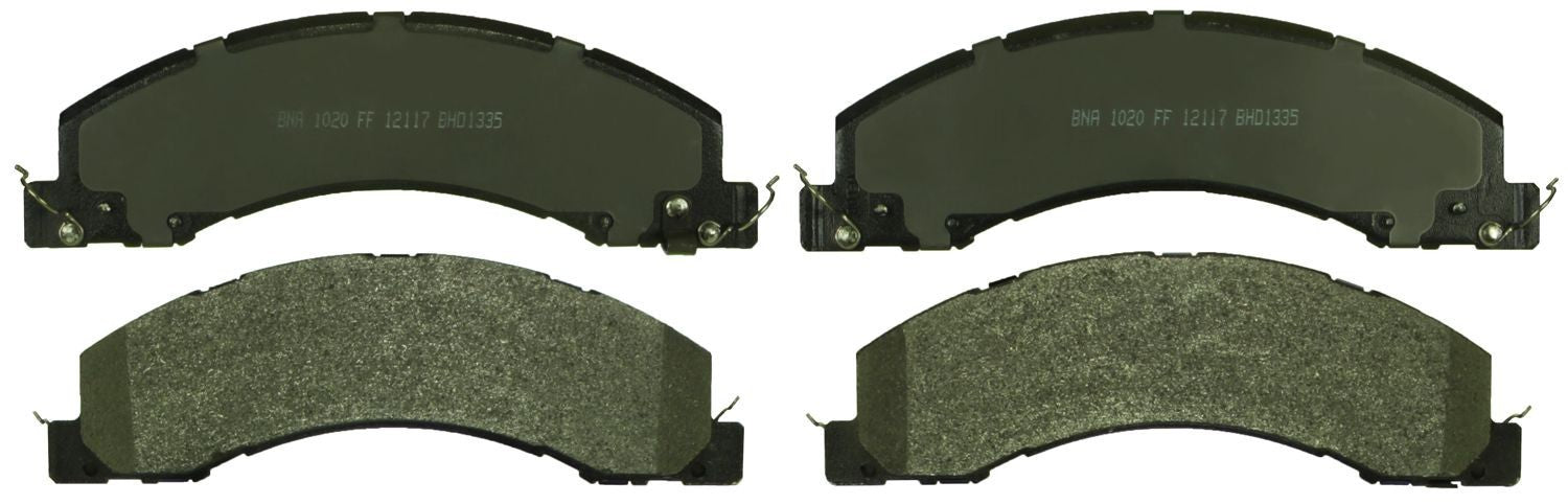 Bosch Disc Brake Pad Set  top view frsport BHD1335