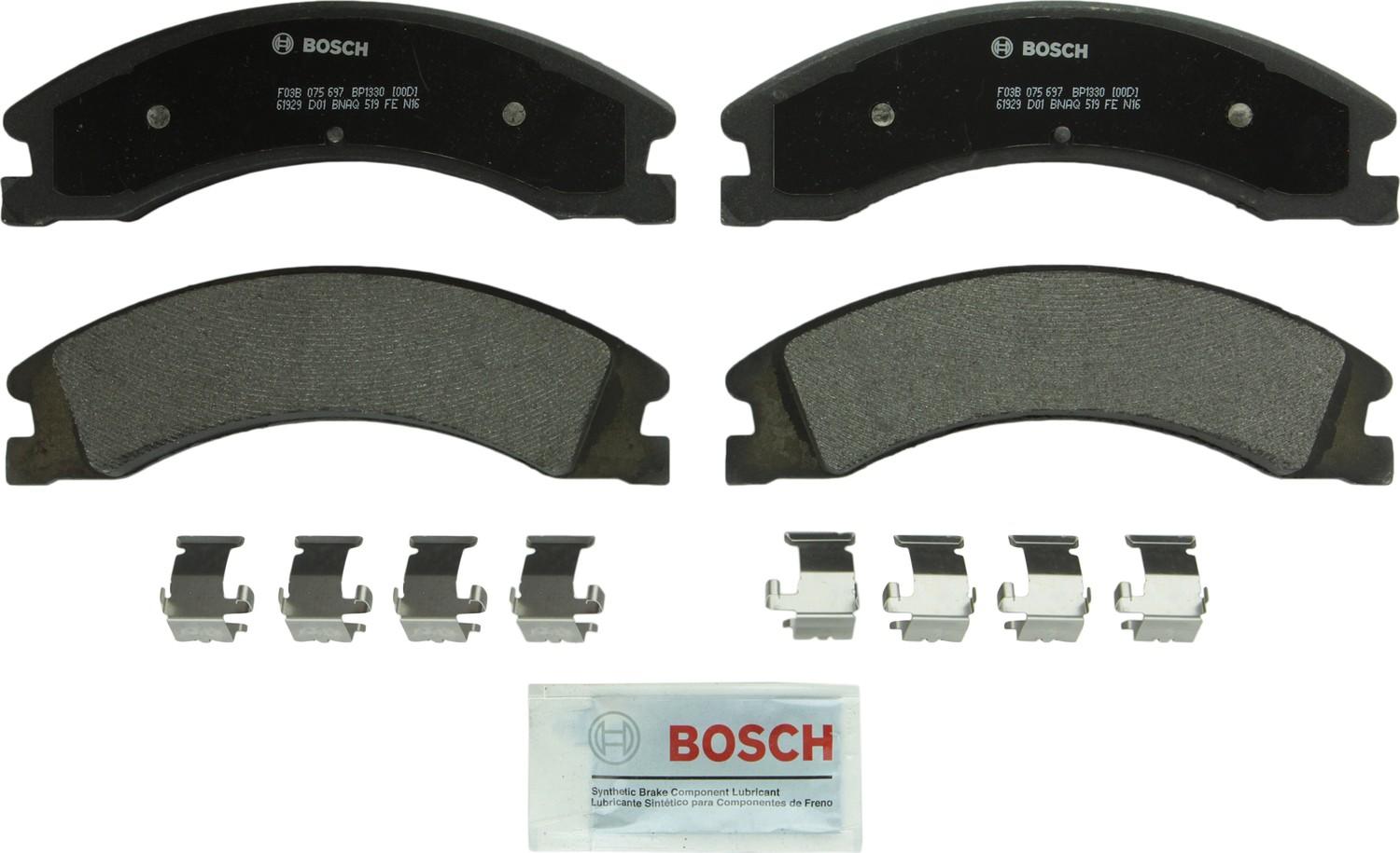 Bosch Disc Brake Pad Set  top view frsport BP1330