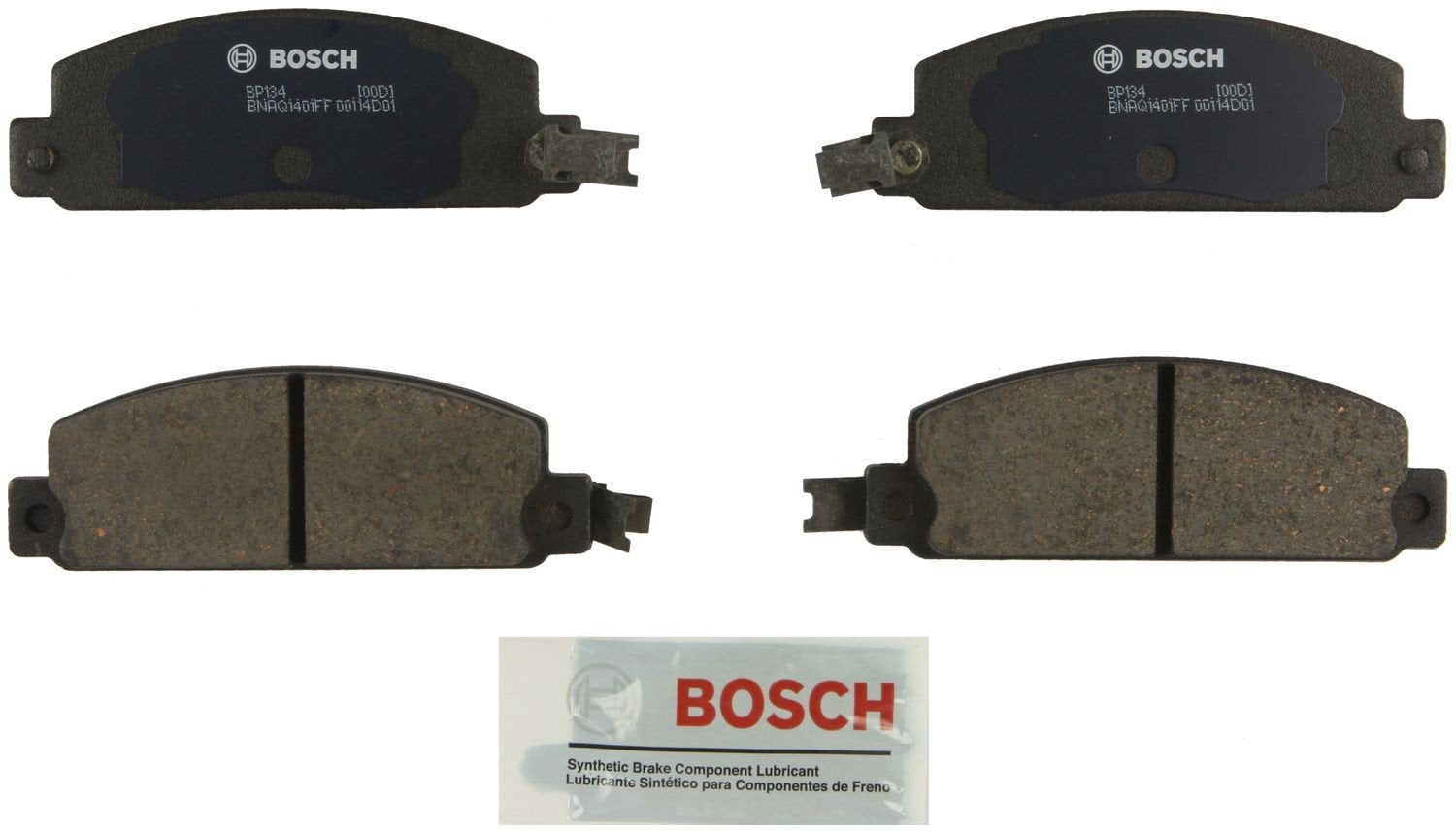 Bosch Disc Brake Pad Set  top view frsport BP134