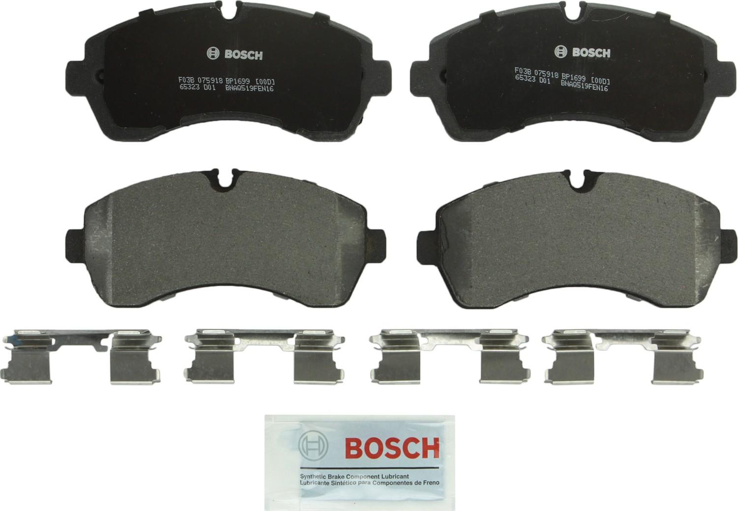 Bosch Disc Brake Pad Set  top view frsport BP1699