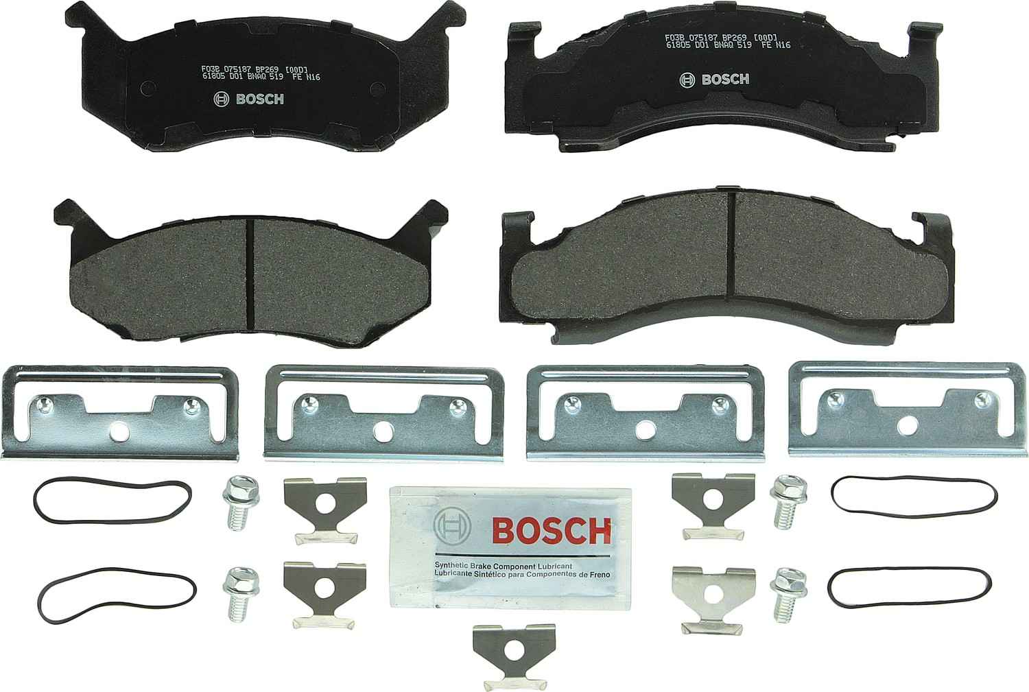 Bosch Disc Brake Pad Set  top view frsport BP269