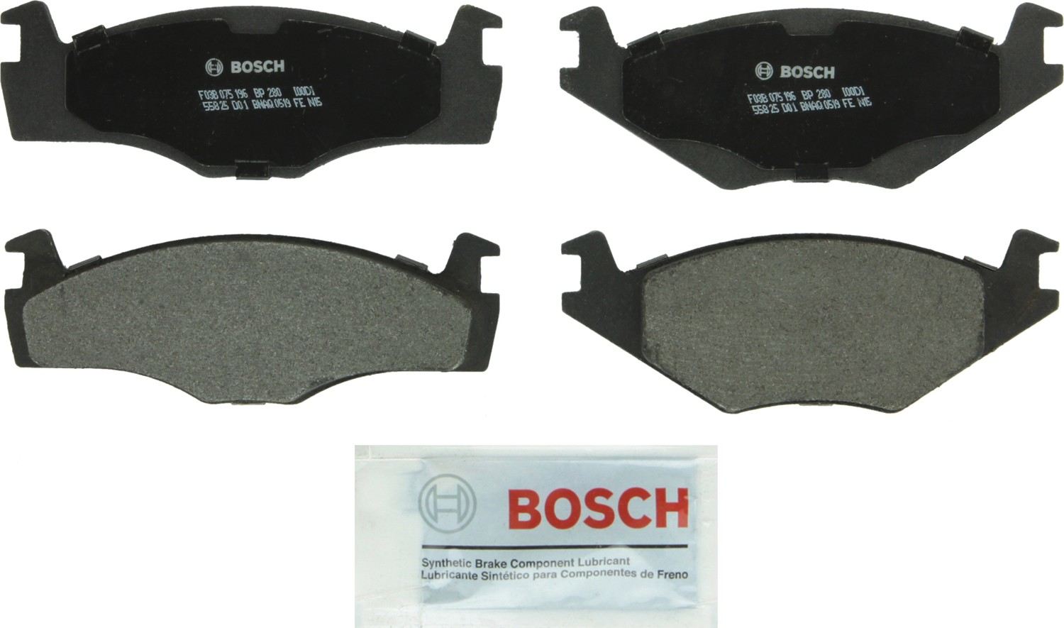 Bosch Disc Brake Pad Set  top view frsport BP280