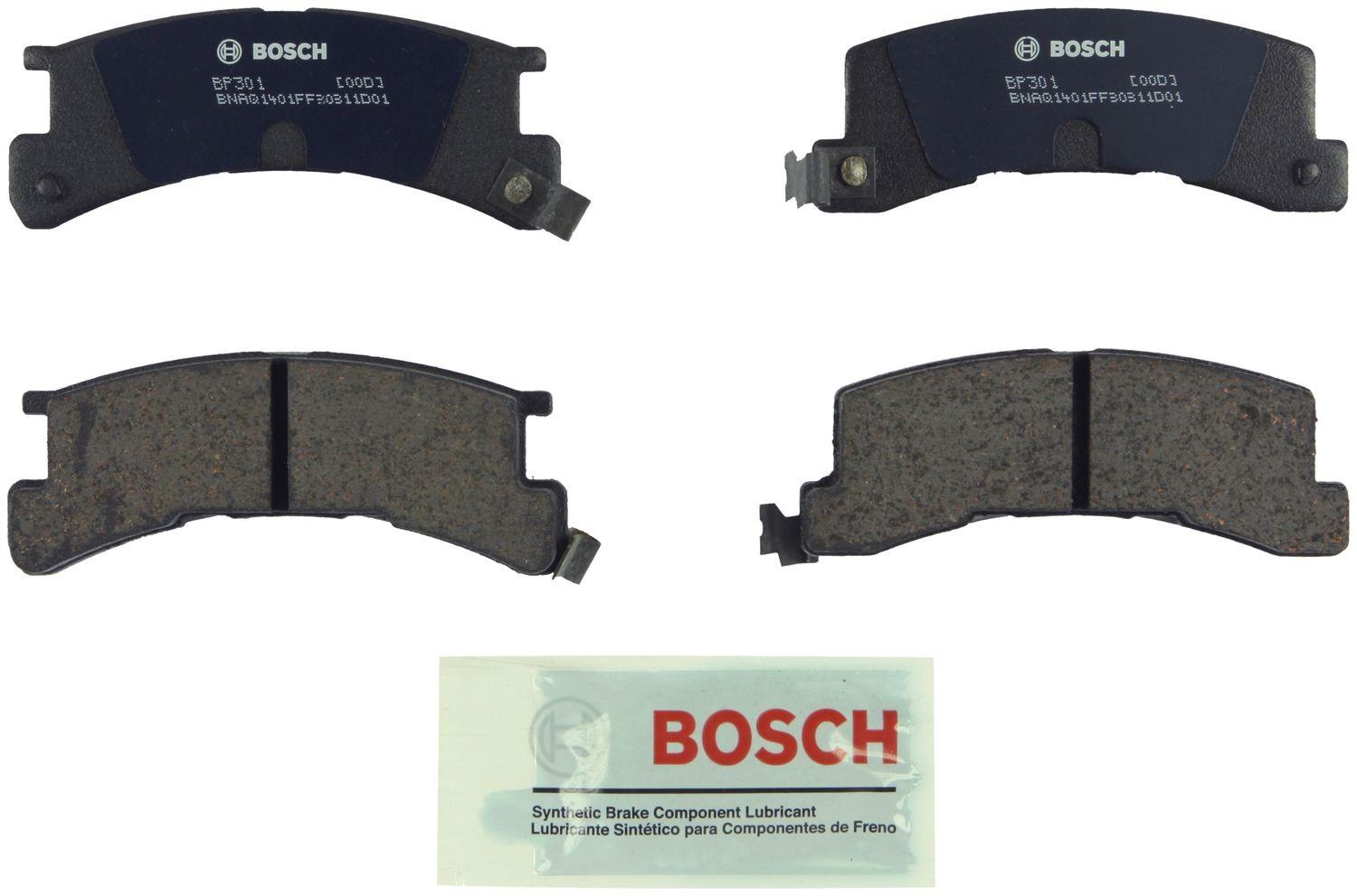 Bosch Disc Brake Pad Set  top view frsport BP301