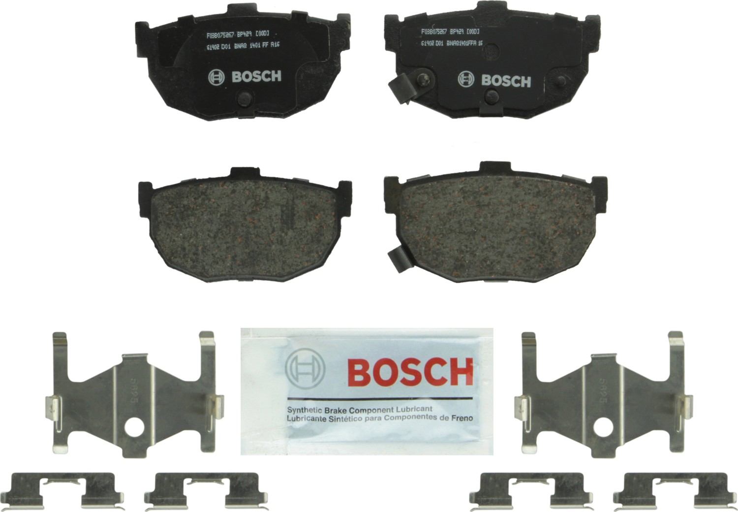 Bosch Disc Brake Pad Set  top view frsport BP429