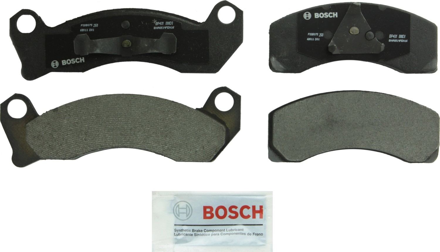 Bosch Disc Brake Pad Set  top view frsport BP431