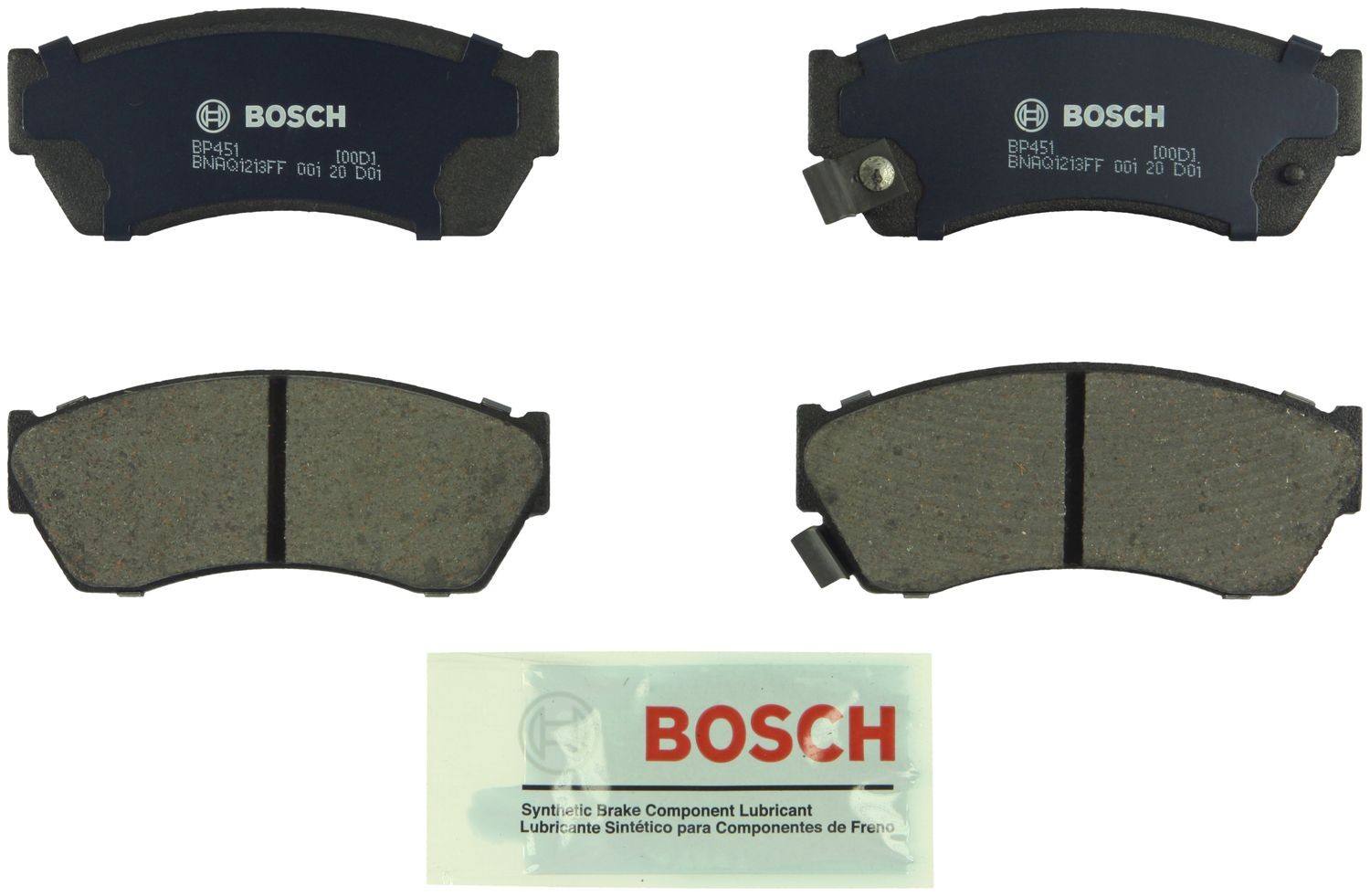 Bosch Disc Brake Pad Set  top view frsport BP451